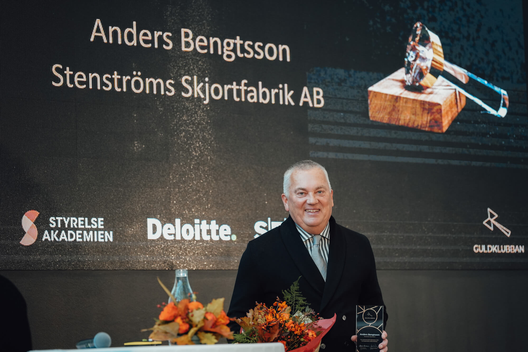 Anders Bengtsson mottog Guldklubban i Skåne