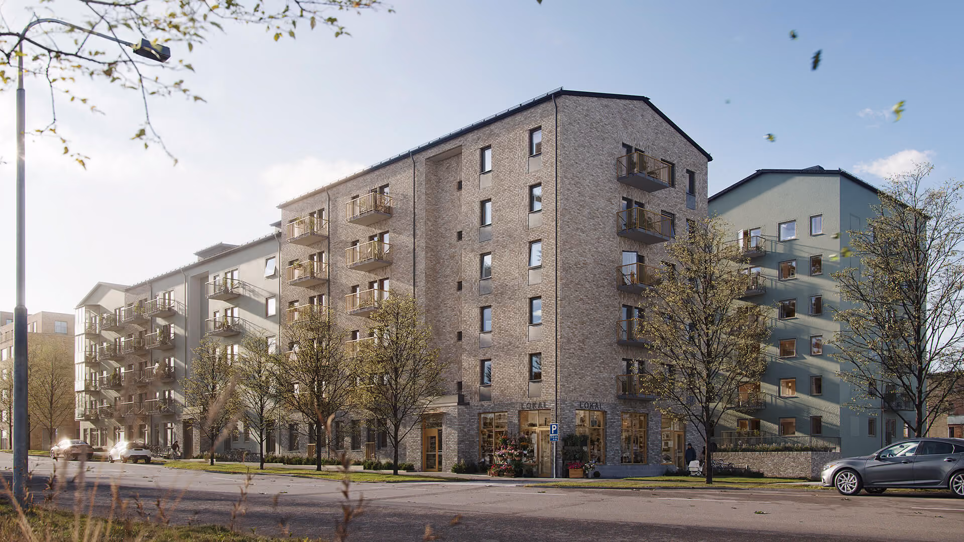 Trähus i Flatås
