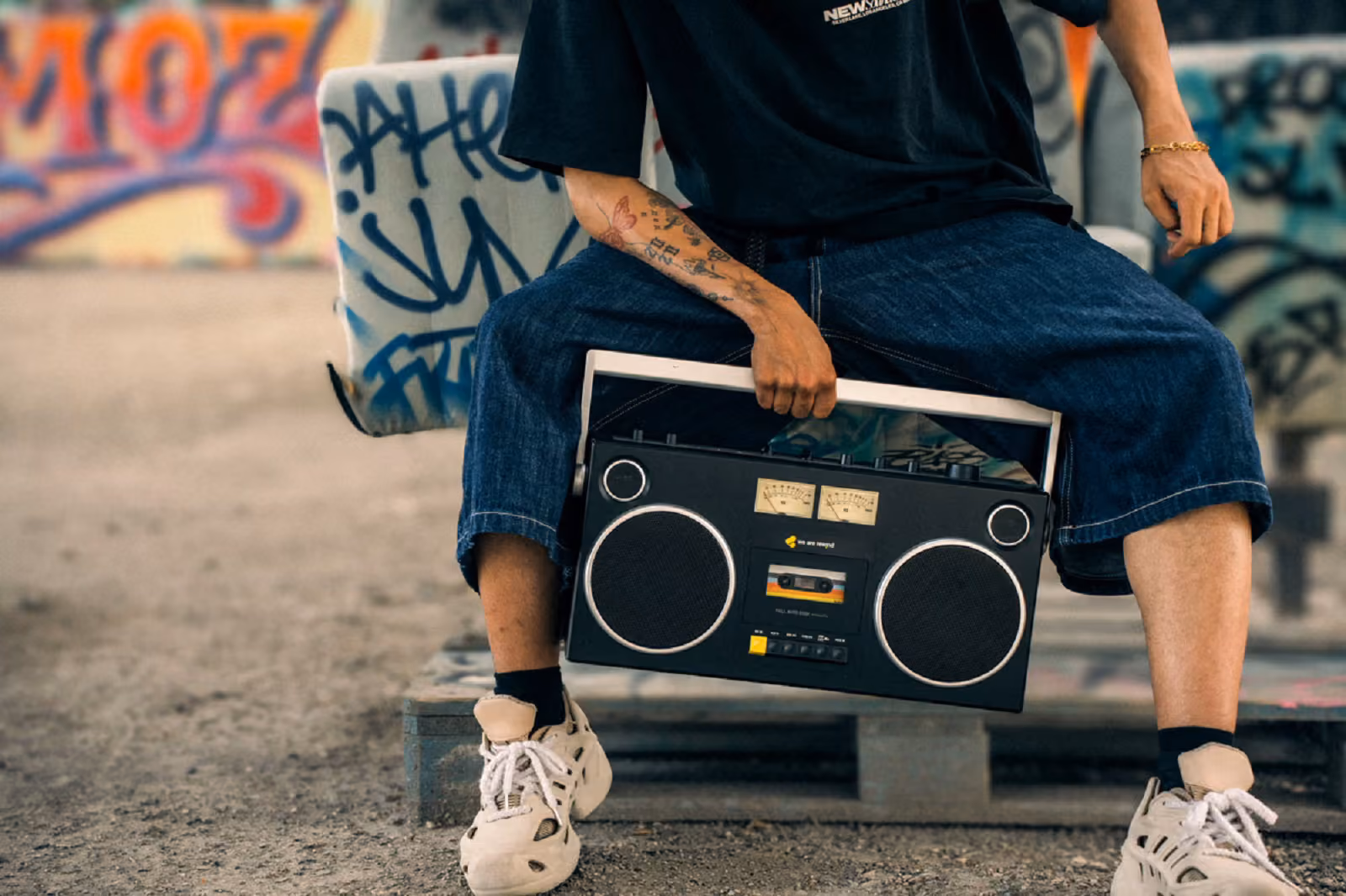 2026-års boombox med kassett