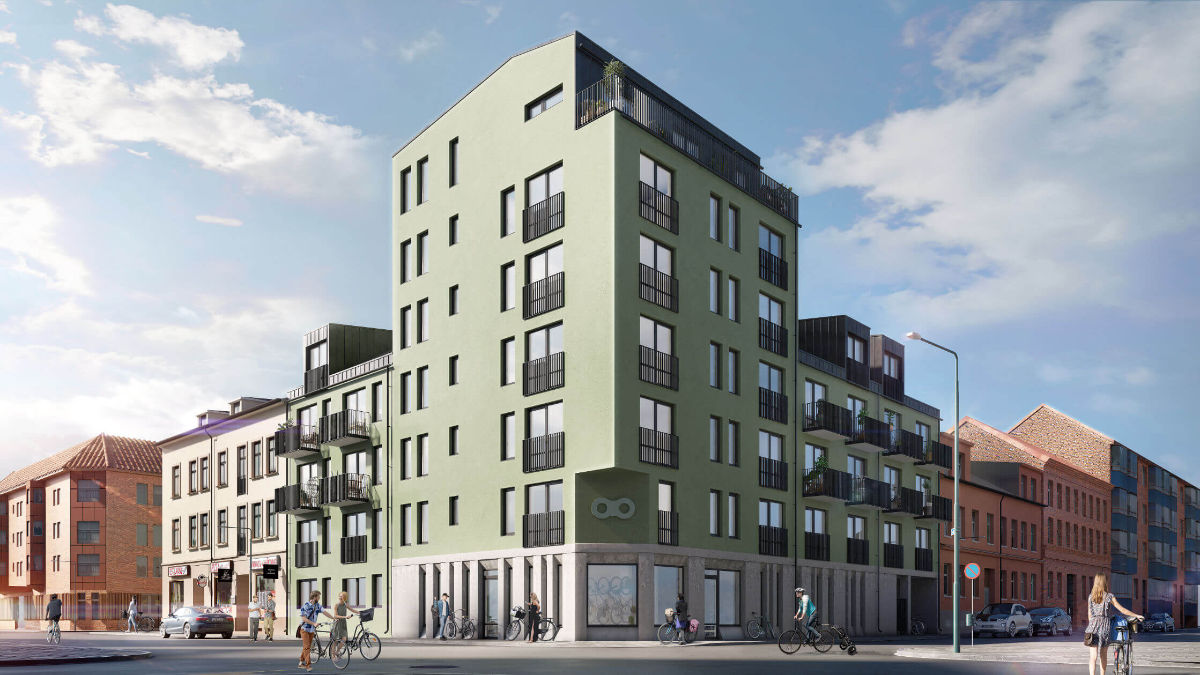 Smart hus vid Nobeltorget