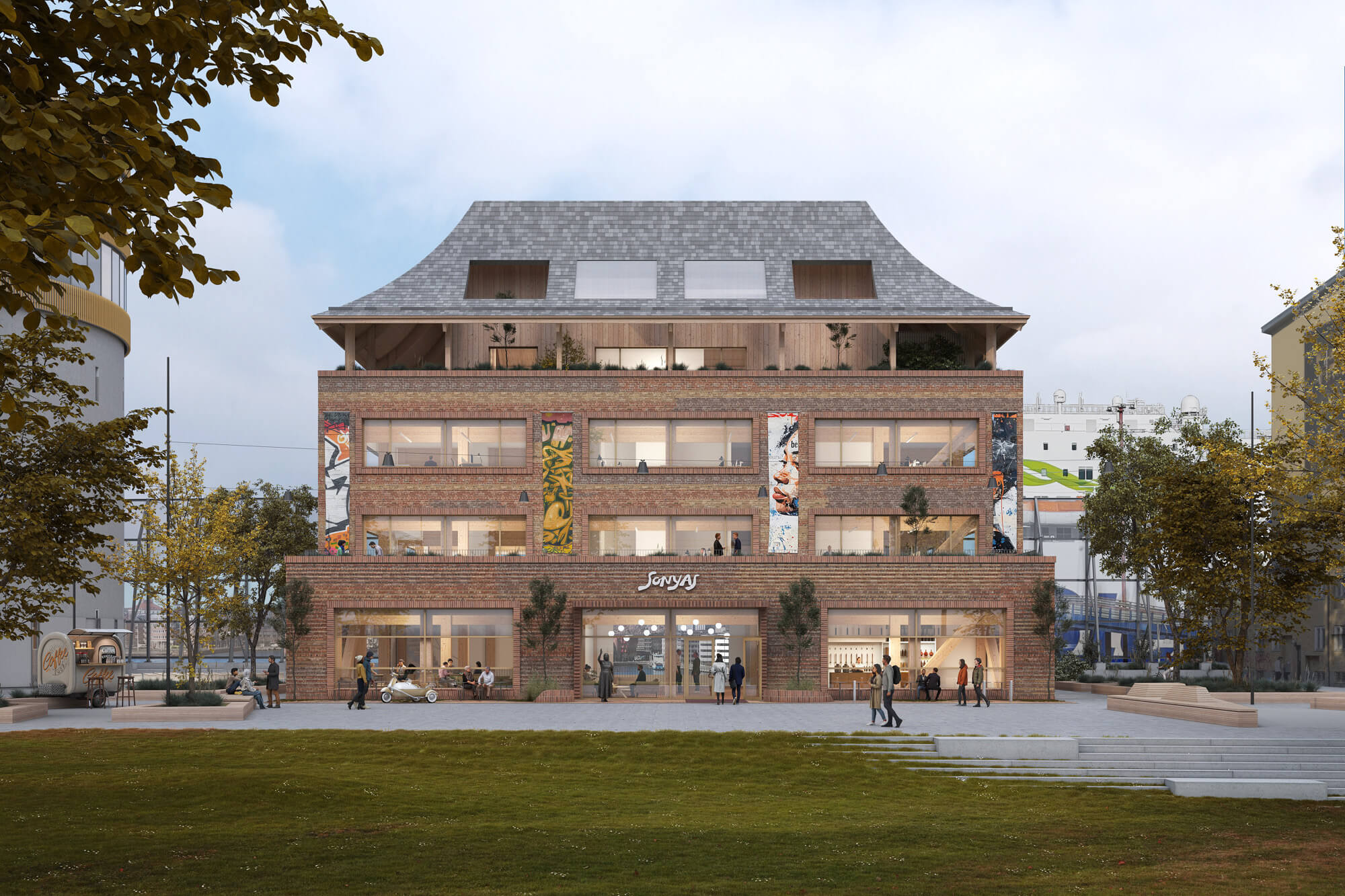 Kultur- & kontorshus på Masthuggskajen