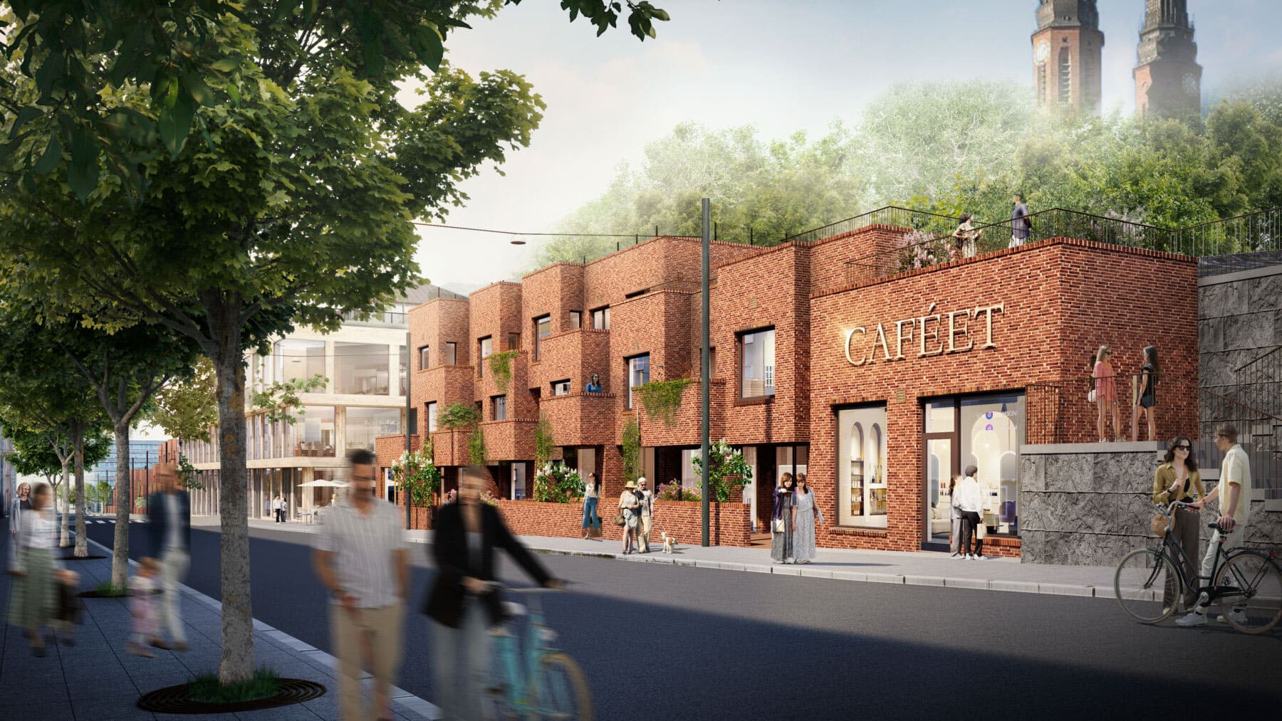 Återbrukat tegel vid Hornsbruksgatan