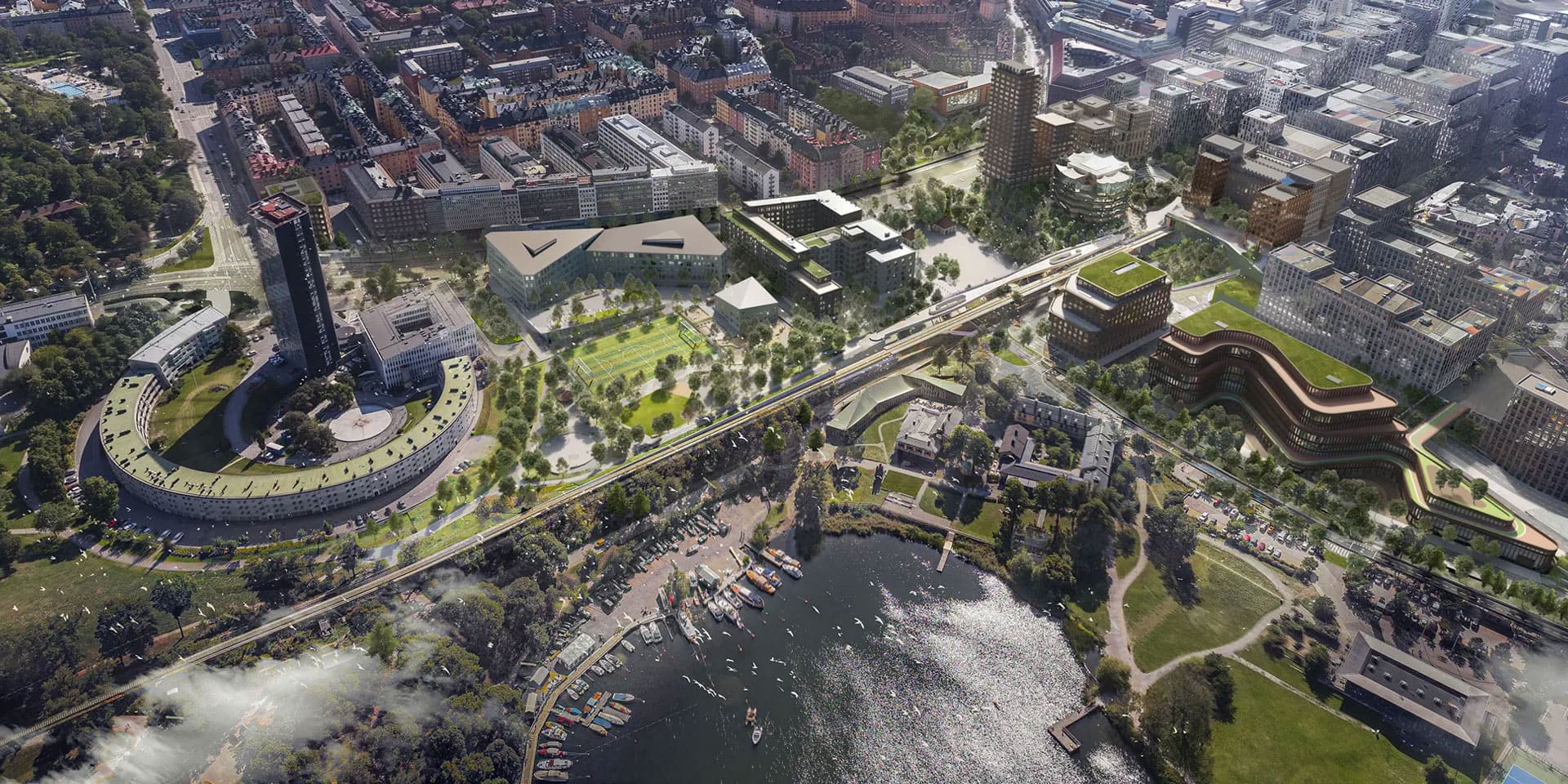 Norrtull omvandlas till grön stadsentré