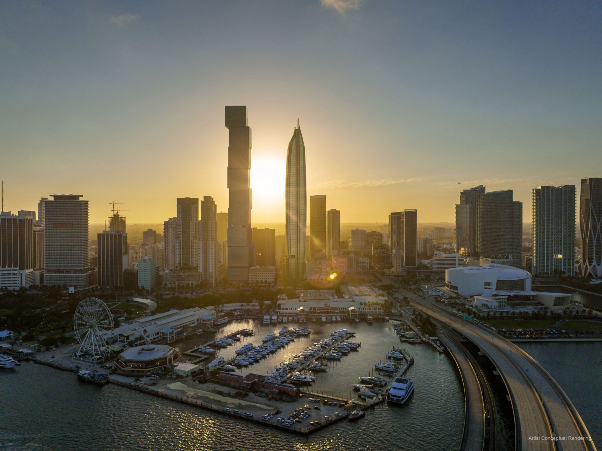 Ny slimmad skyskrapa i Miami