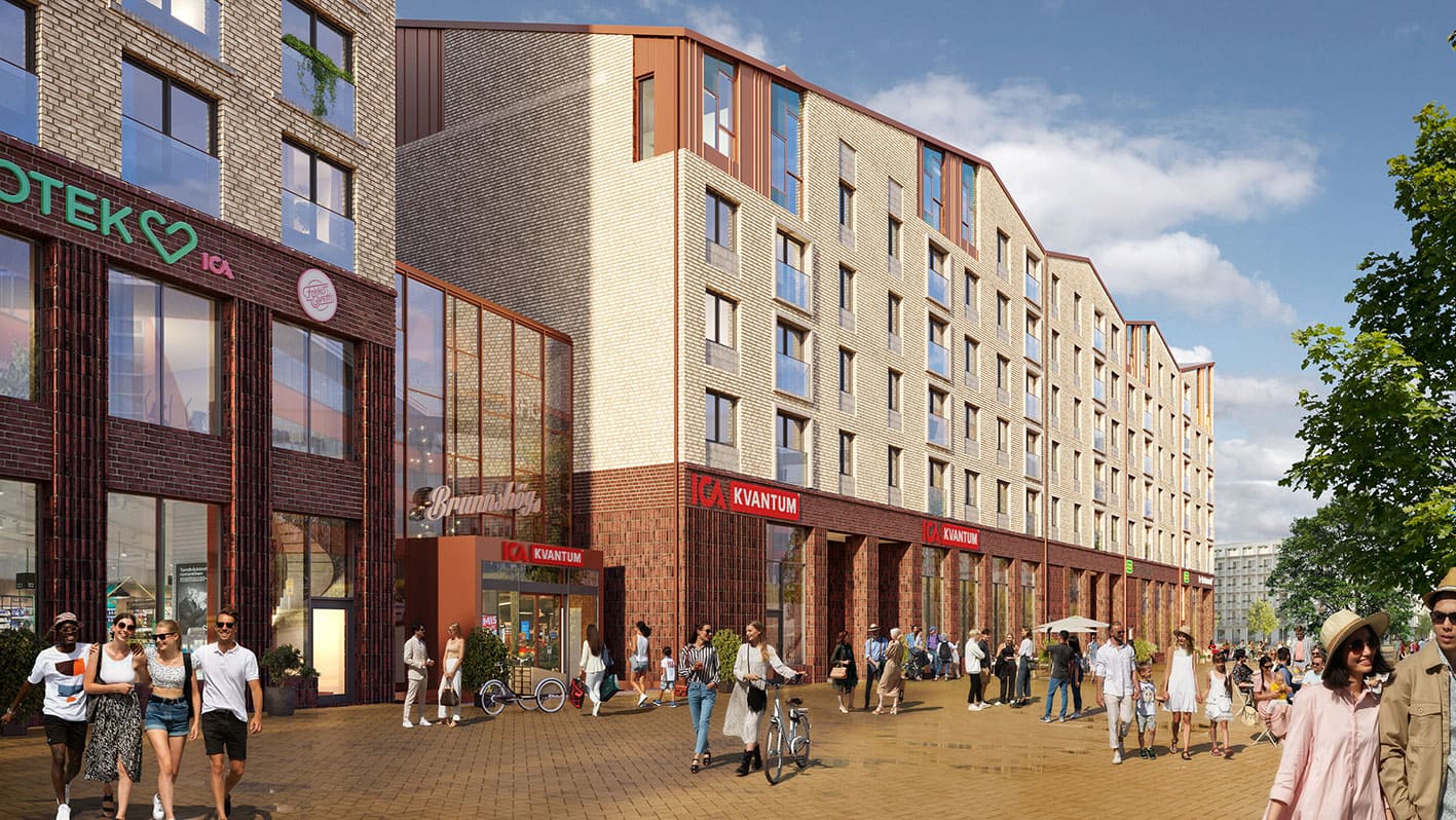 Lansa tillträder 258 lägenheter i Brunnshög