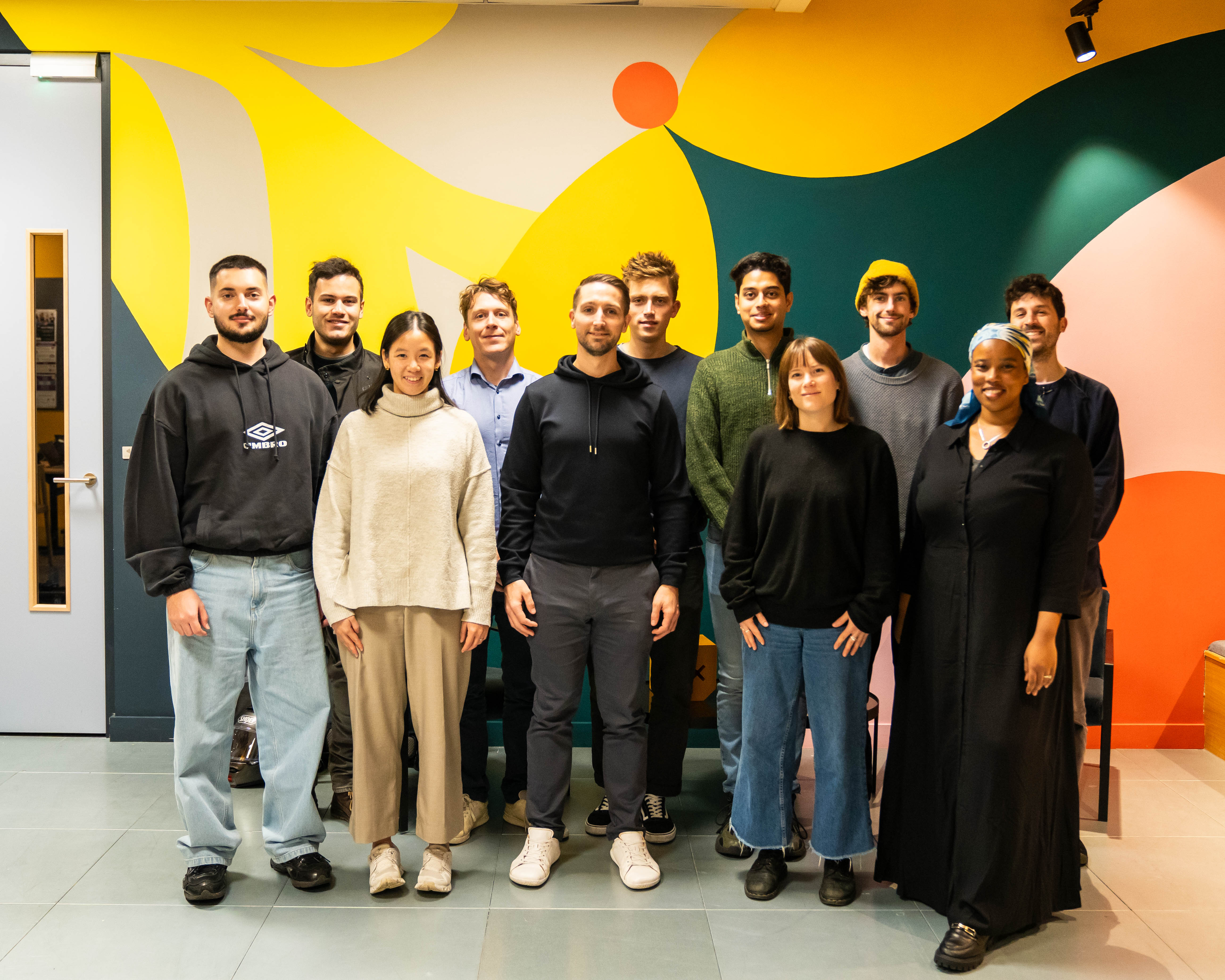 Team photo of cohort 12