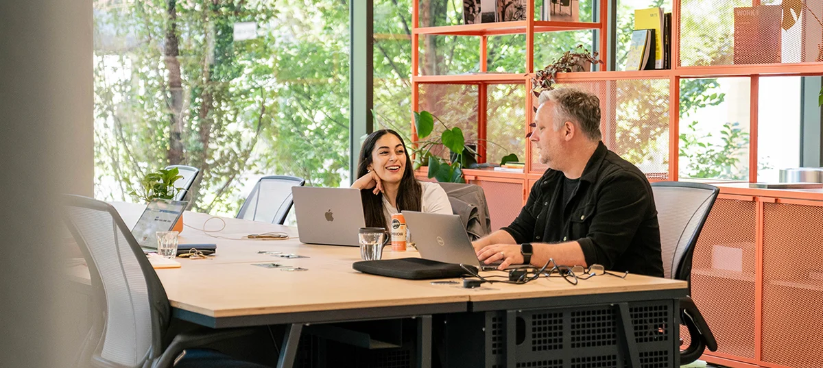 Coworkers at Plus X Innovation Brighton