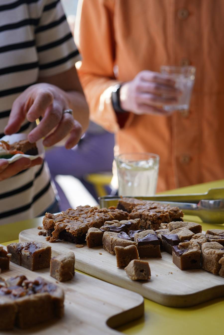 members on the rooftop