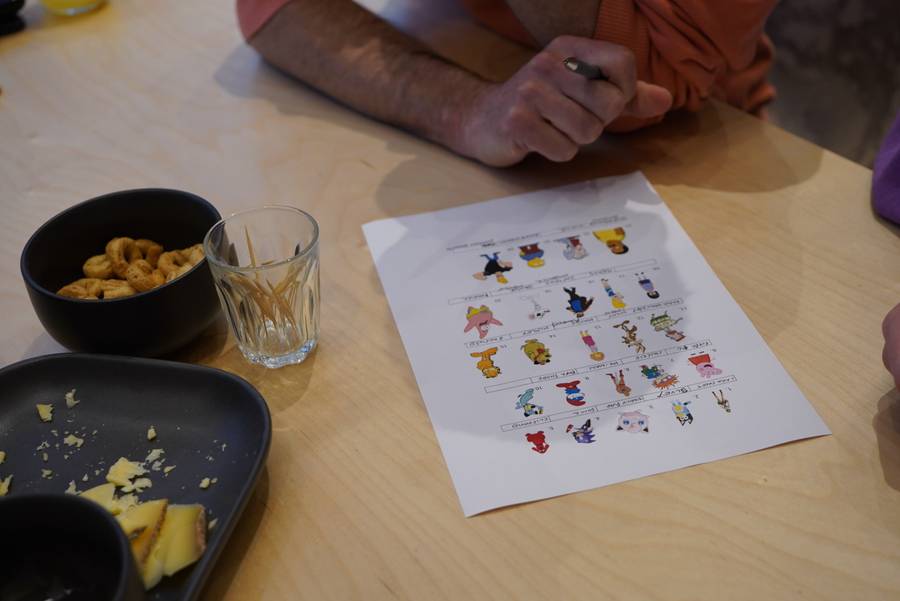 Plus X Innovation members participating in a weekly social games together.