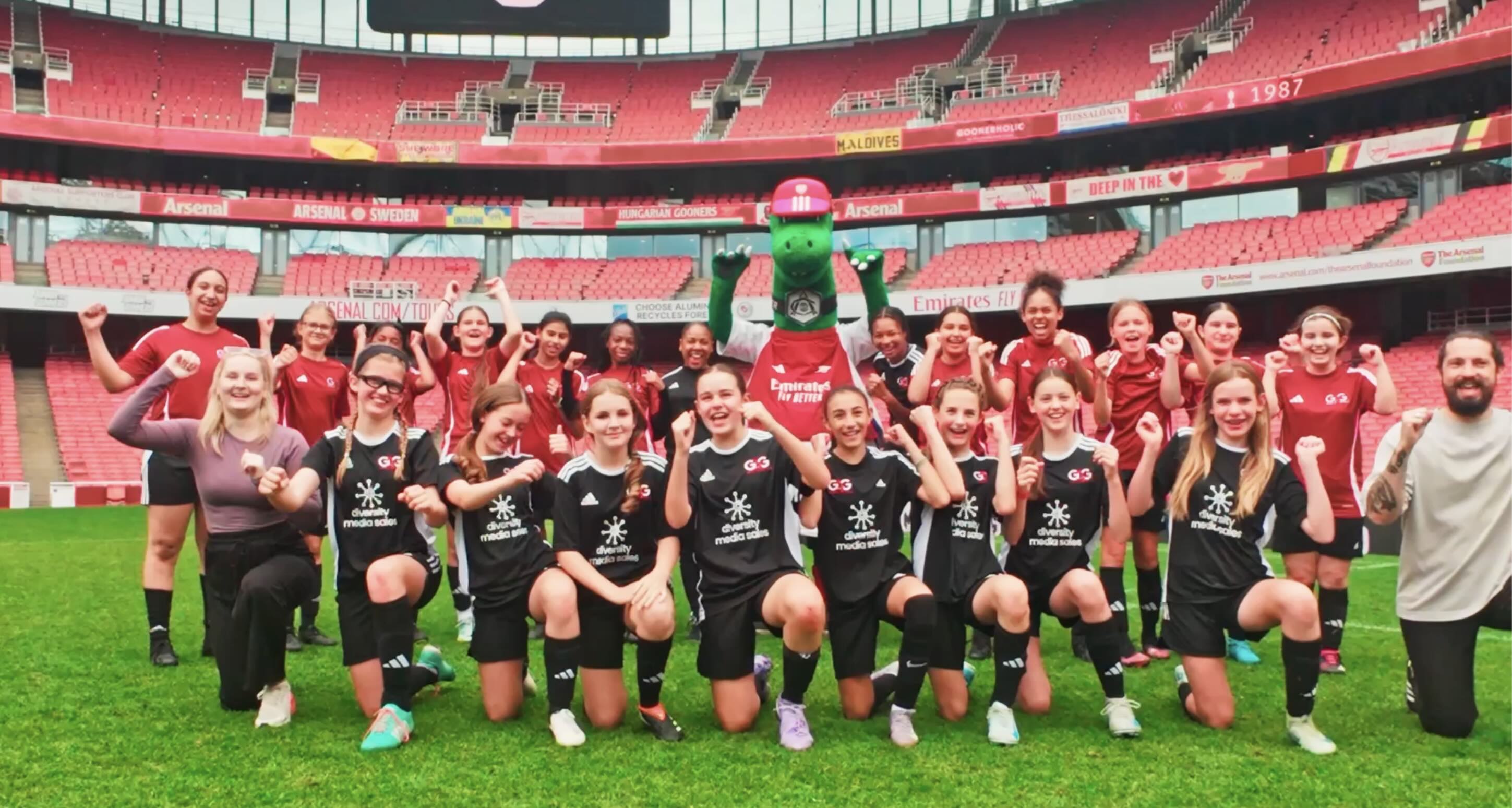 Changing the Game: A Day at The Emirates with Goals 4 Girls, MG & Arsenal