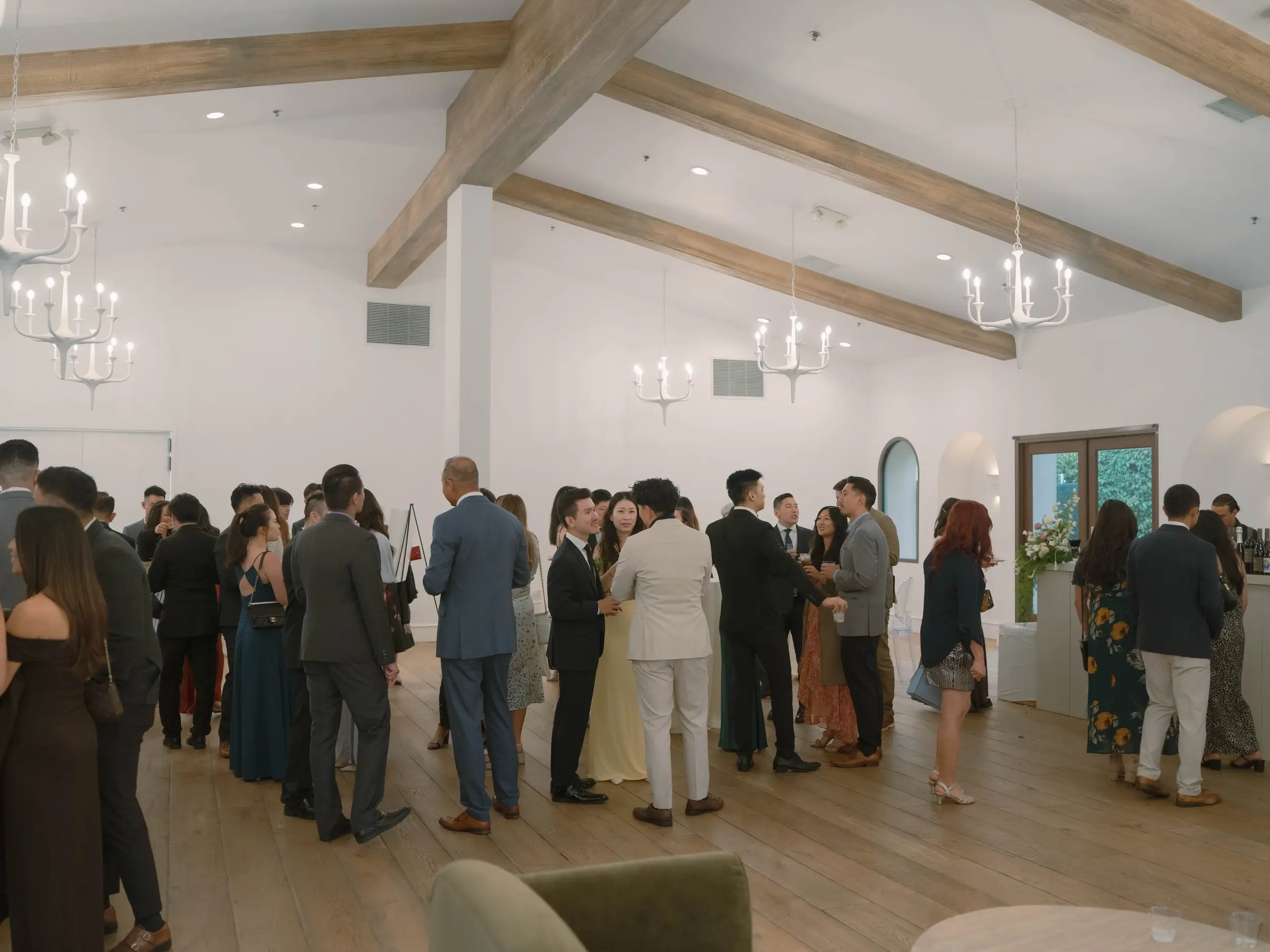 Serra Plaza fall wedding.