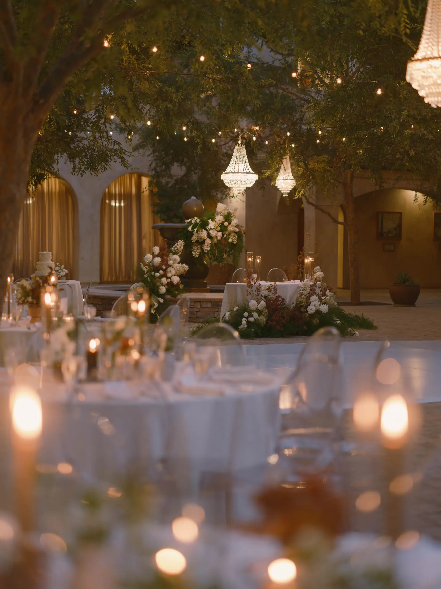 Serra Plaza fall wedding.