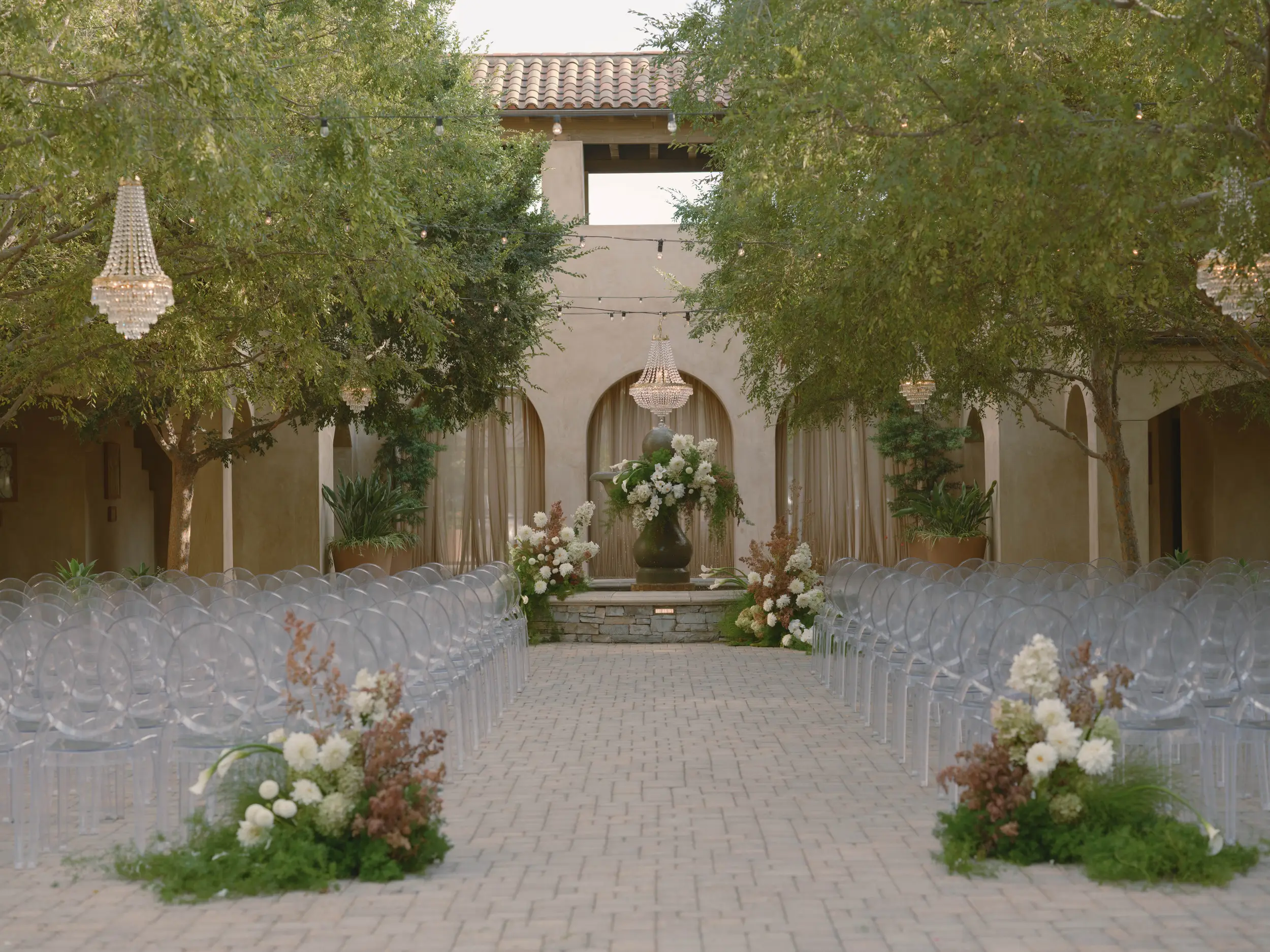 Serra Plaza fall wedding.