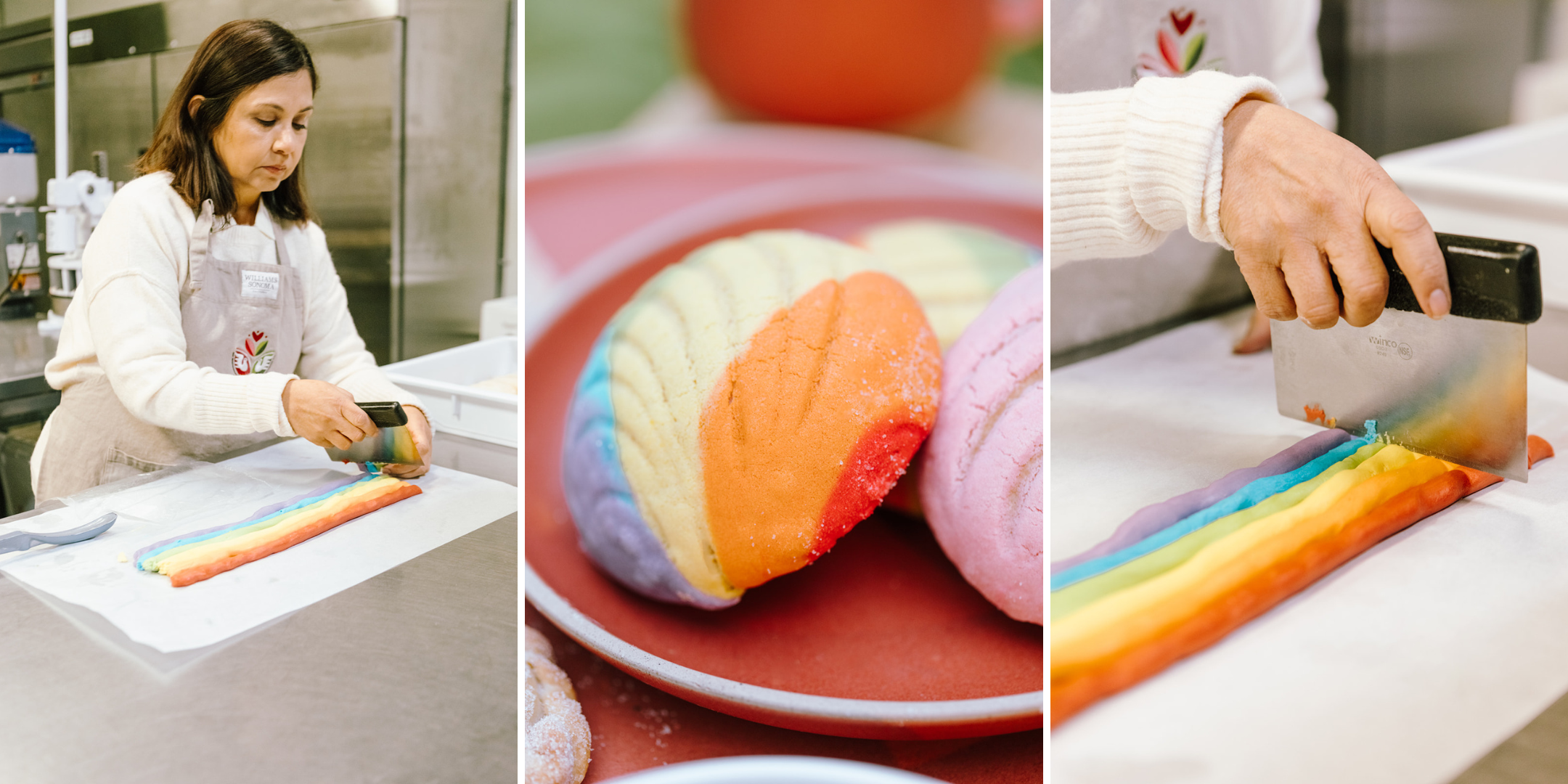 Miriam Cid Carrera, co-owner of La Casa de Mamá, making vegan conchas