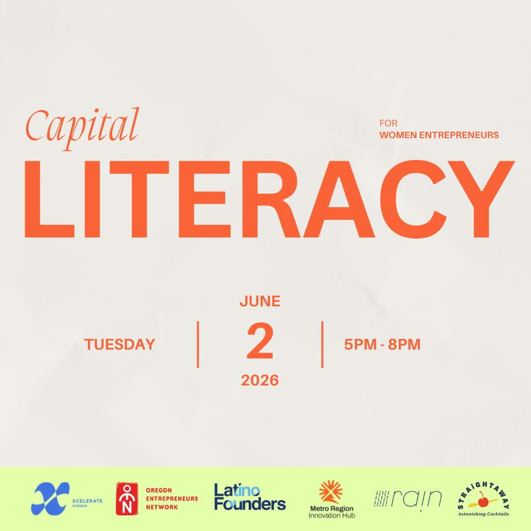 bold text that reads: capital literacy for women entrepreneurs
