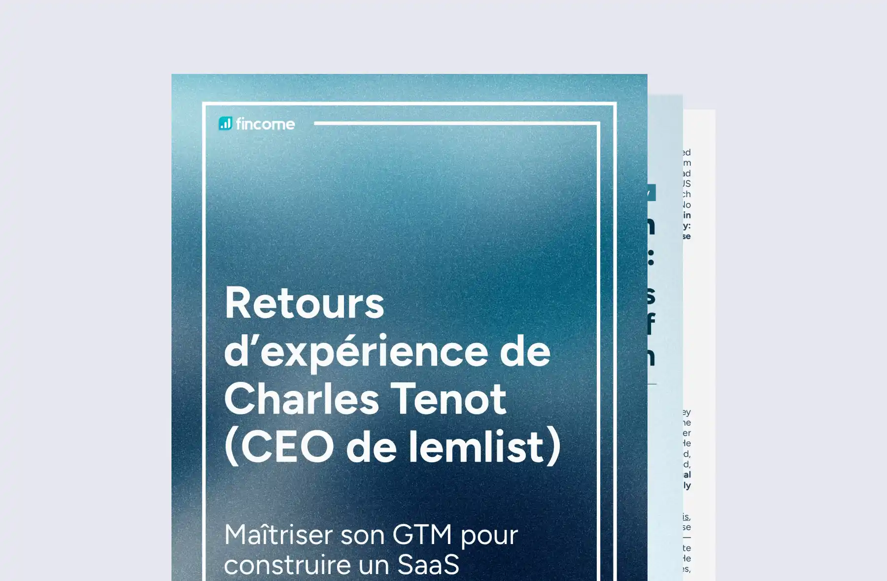 Fincome, Livre blanc CEO,Livre blanc CFO, CEO, CFO, Lemlis