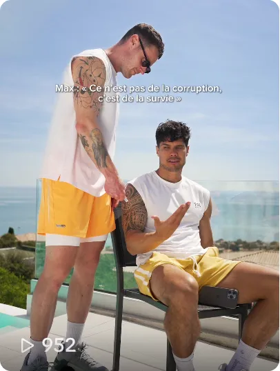 Exemple de vidéos présentes sur la chaine TikTok de Trainsweateat