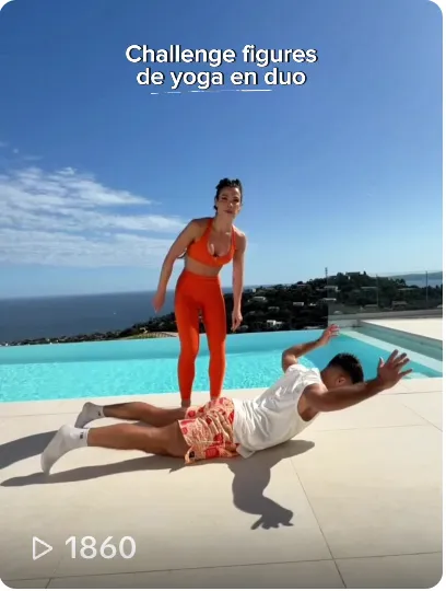 Exemple de vidéos présentes sur la chaine TikTok de Trainsweateat