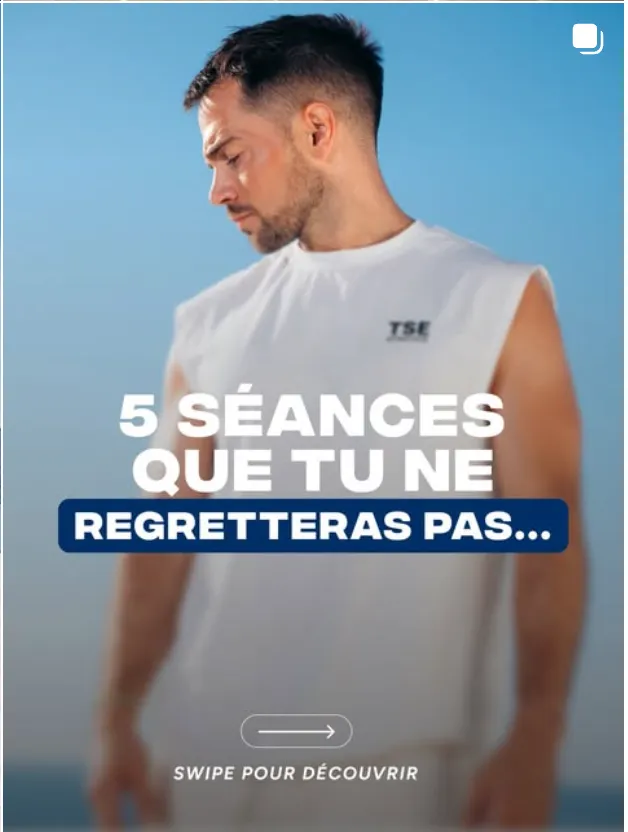 Contenus disponibles sur le profil Instagram TrainSweatEat
