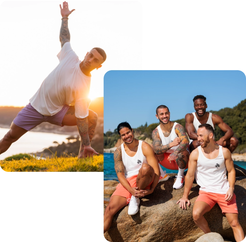 Coachs Trainsweateat après une séance de fitness