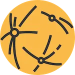 Earth Logo to Navigate