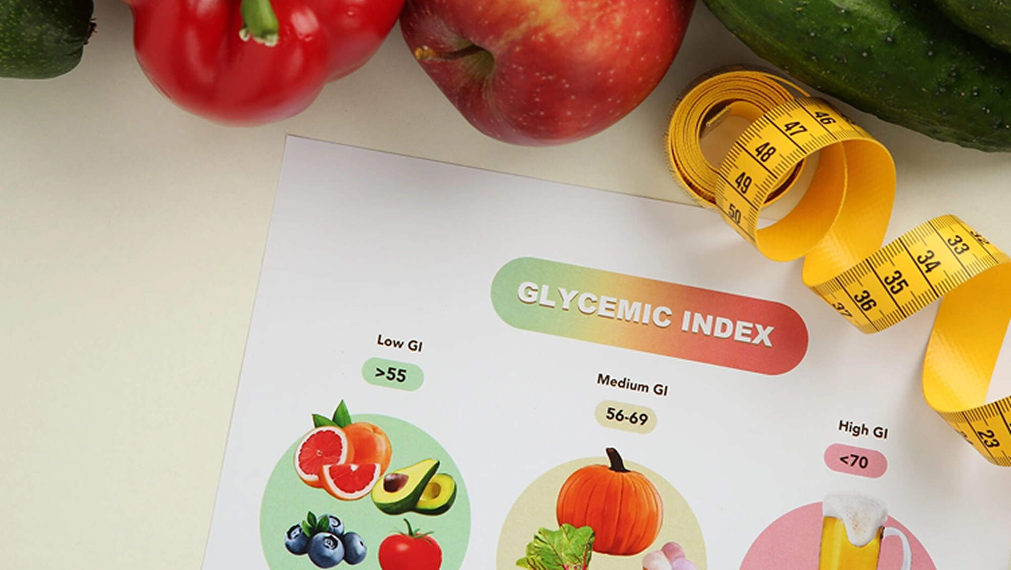 Aliments selon l'indice glycémique