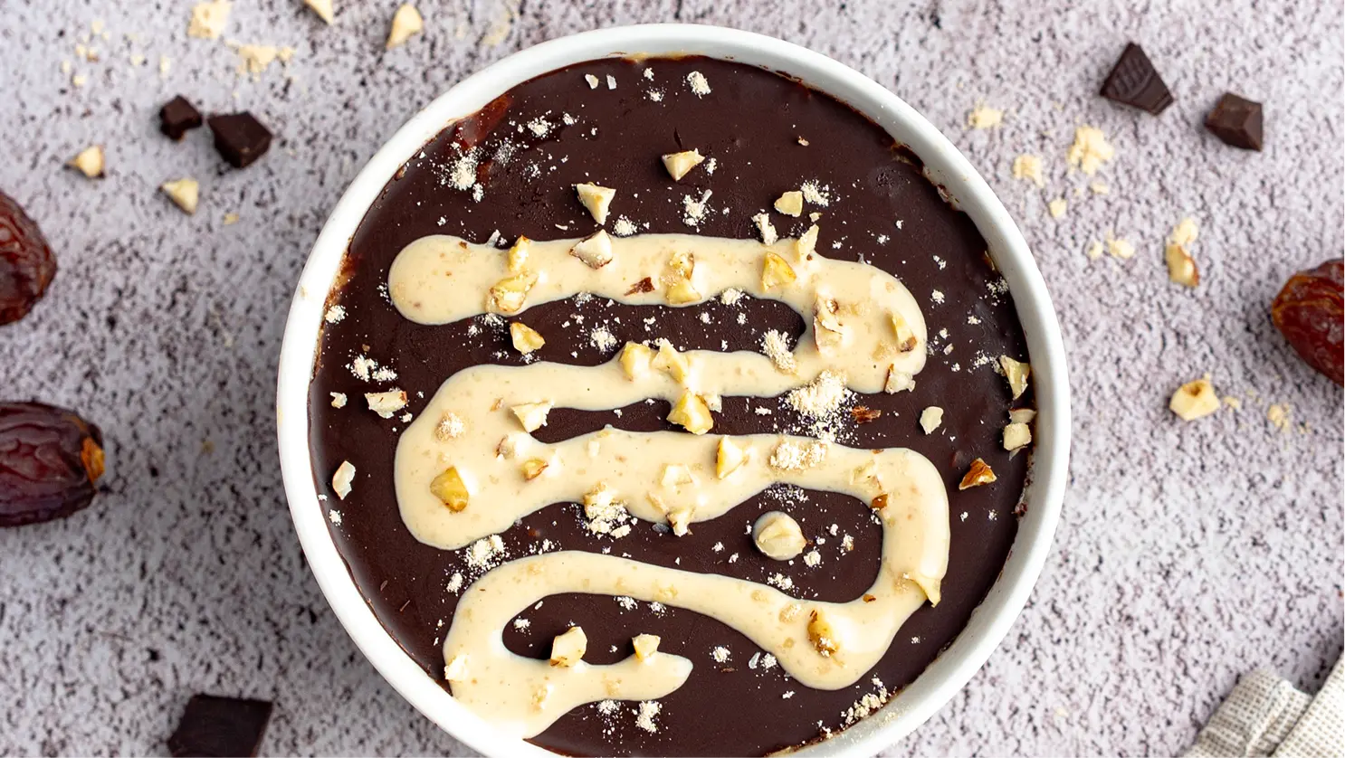 Recette de bowl protéiné disponible sur l'application Trainsweateat.