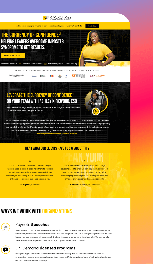 Sales Funnel UI UX Design