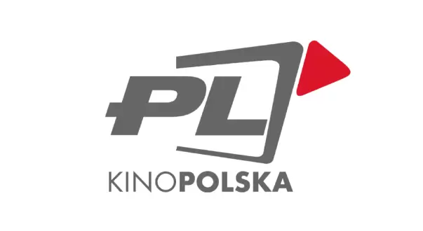 Logo of Kino Polska with stylized PL and a red play button icon.