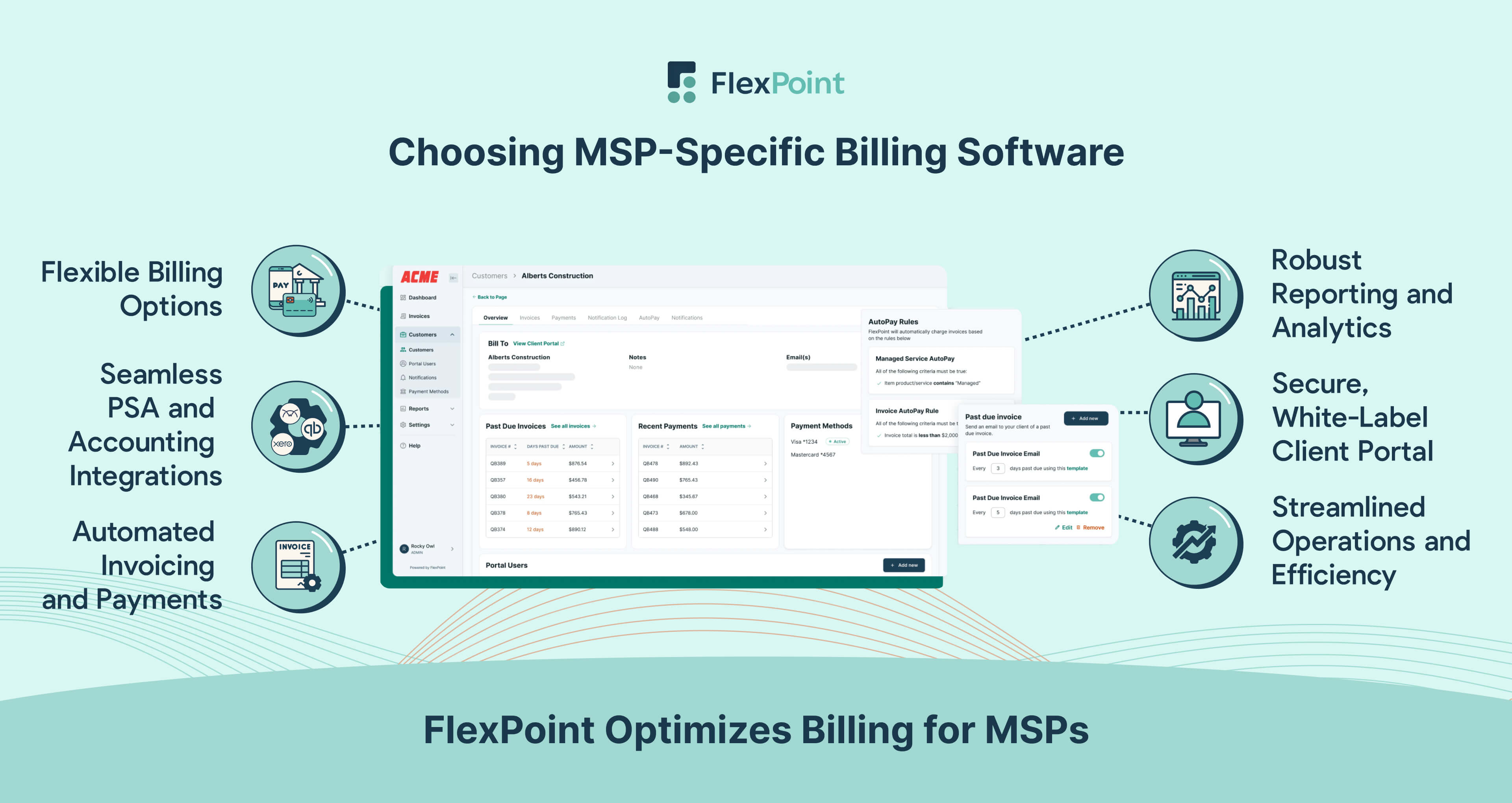 Choosing MSP-specific billing software like FlexPoint streamlines billing, boosts efficiency, and supports business growth.