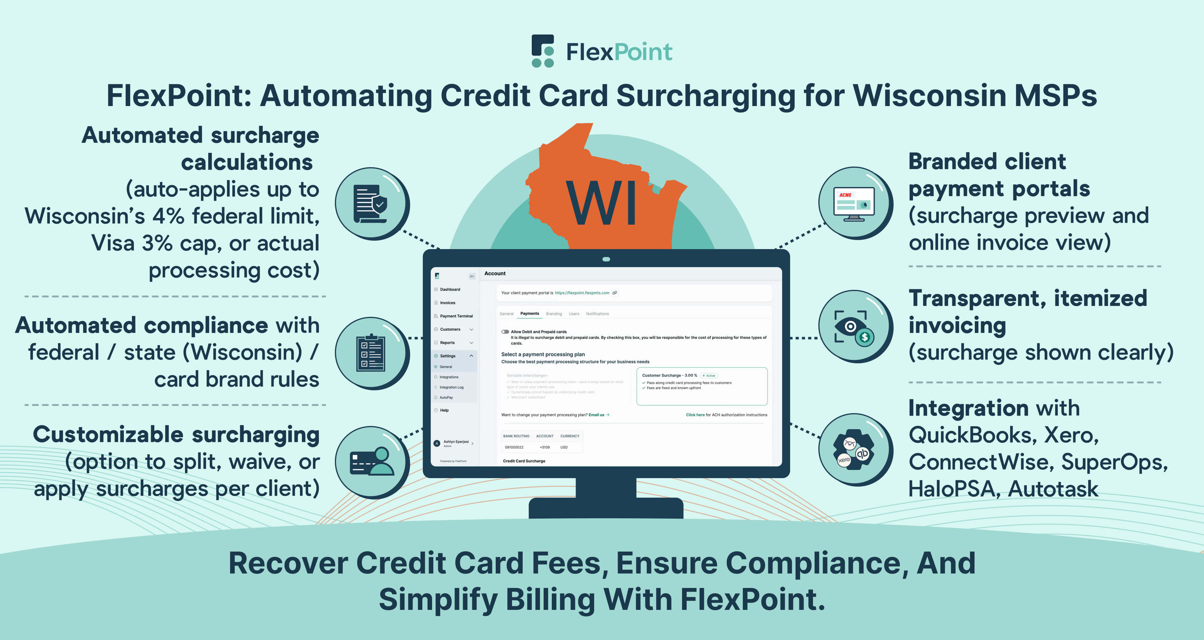 FlexPoint: Automating Credit Card Surcharging for Wisconsin MSPs