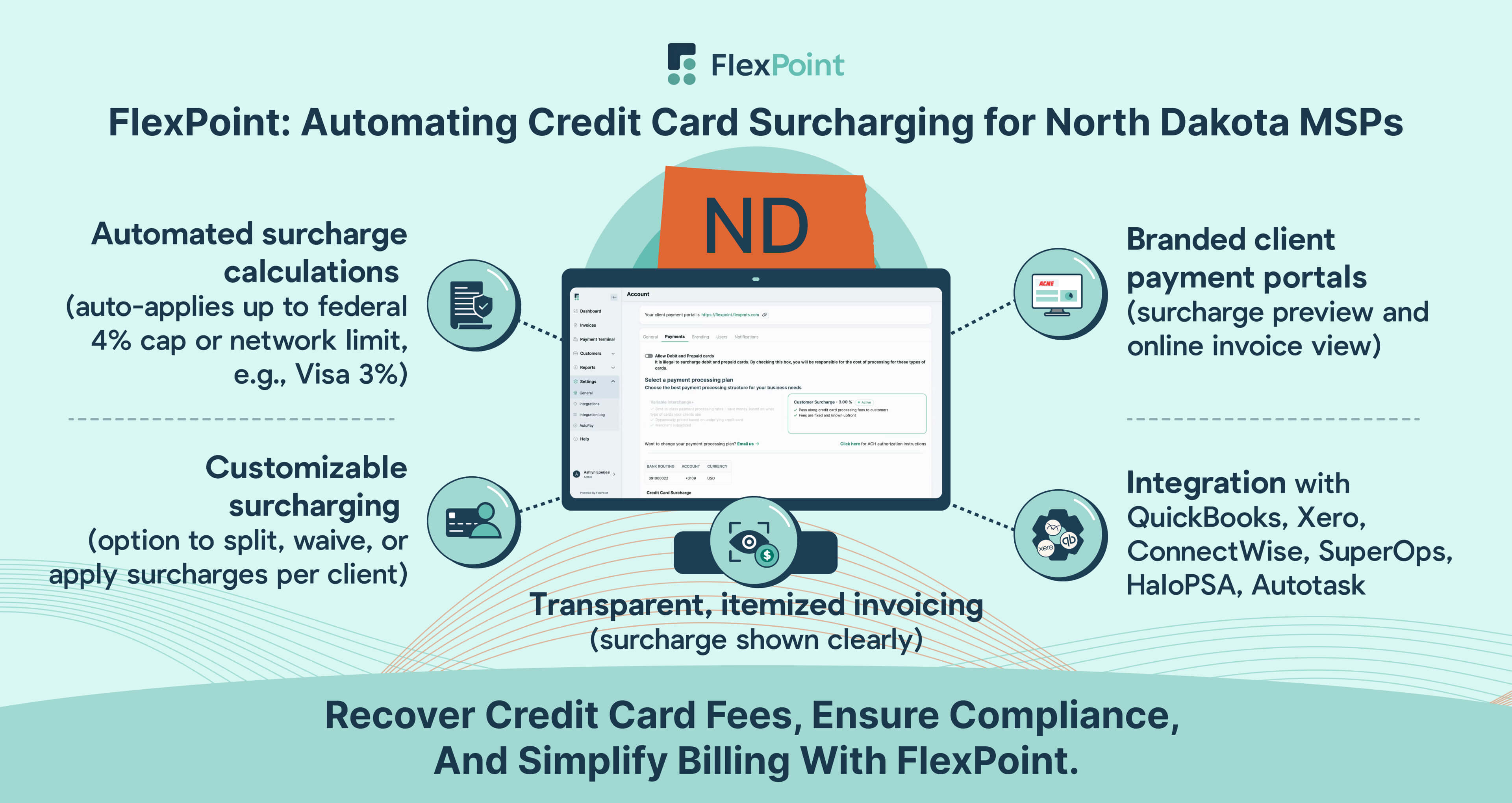 FlexPoint: Automating Credit Card Surcharging for North Dakota MSPs