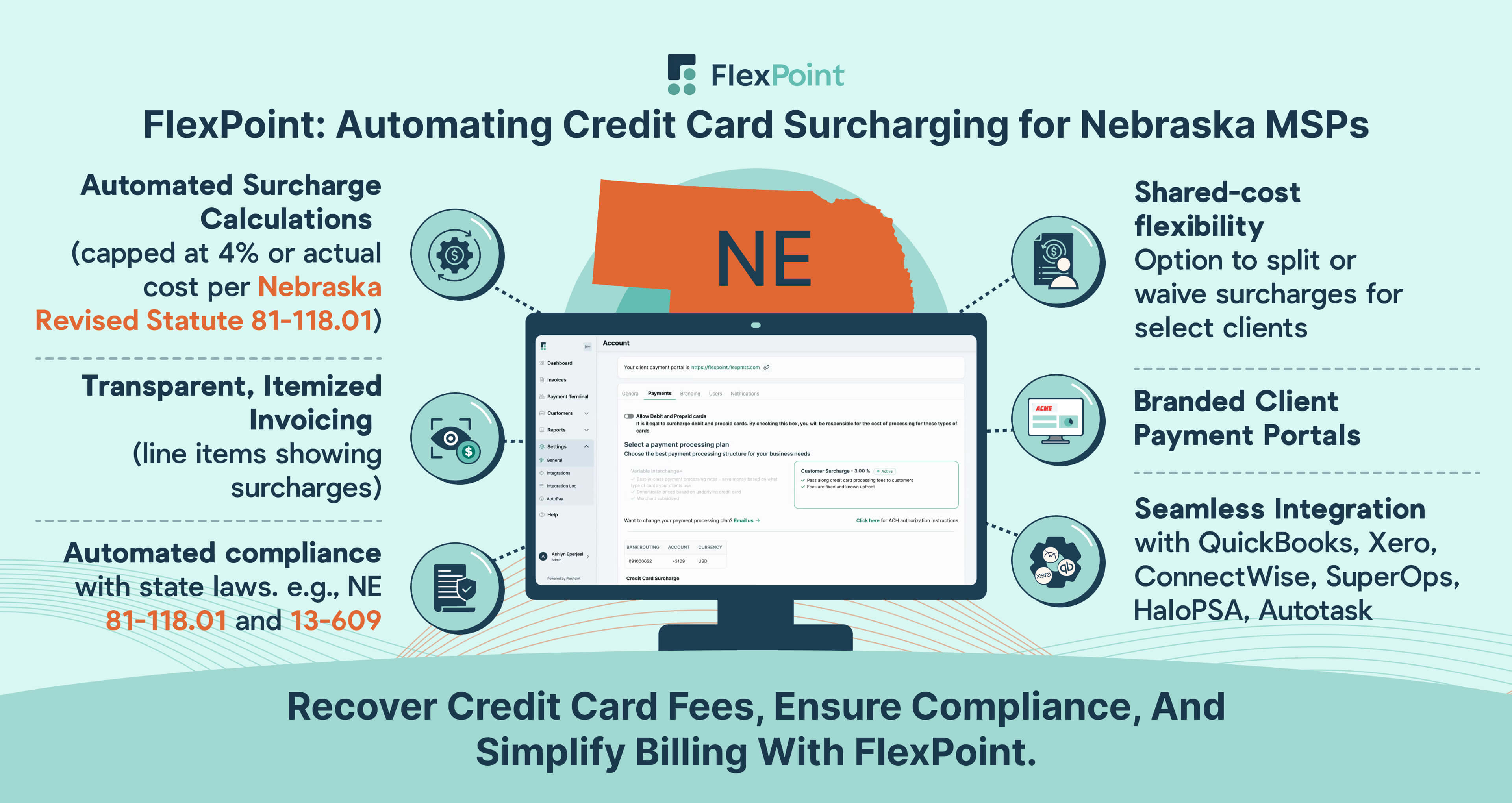 FlexPoint: Automating Credit Card Surcharging for Nebraska MSPs