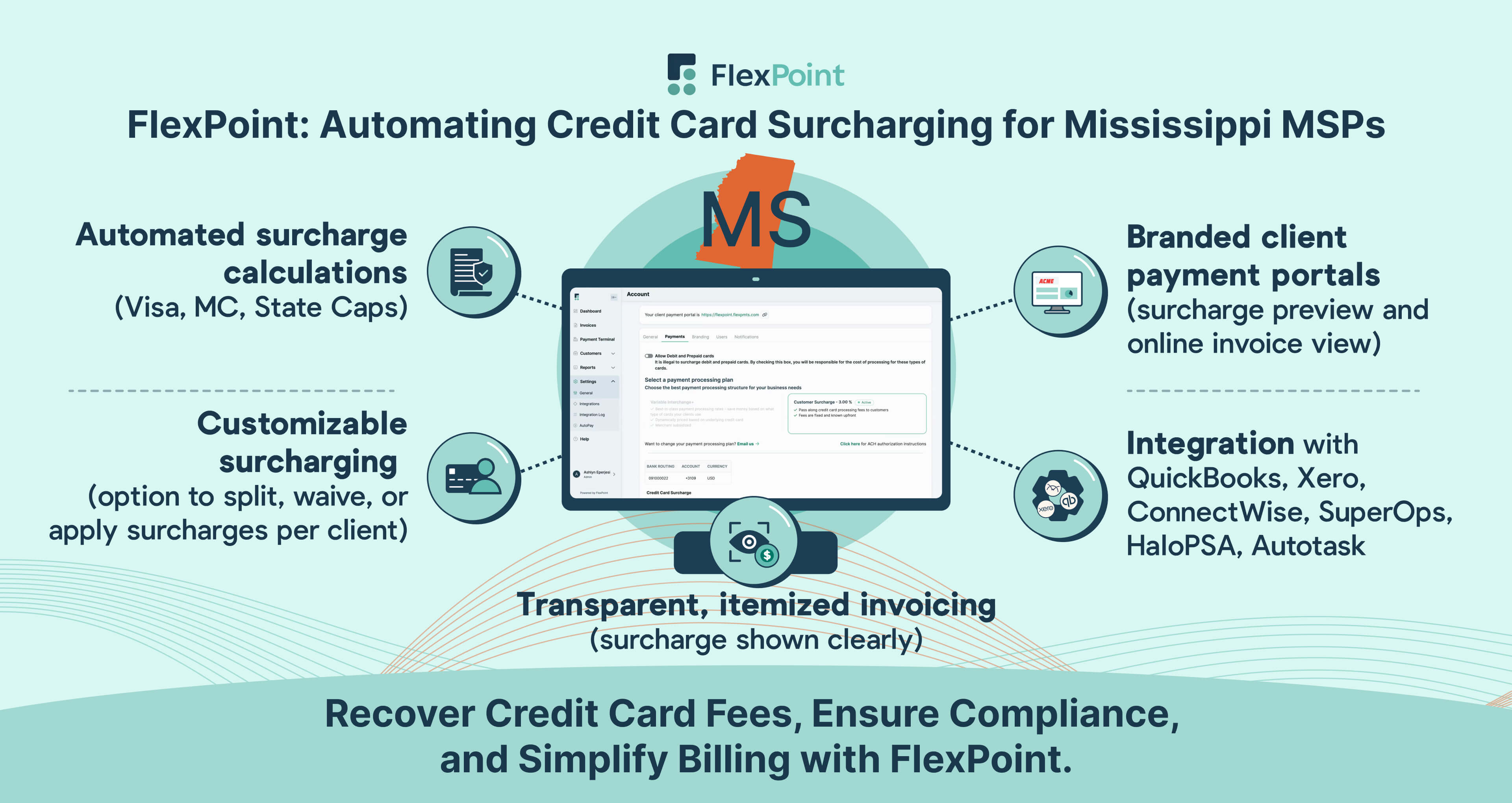 FlexPoint: Automating Credit Card Surcharging for Mississippi MSPs