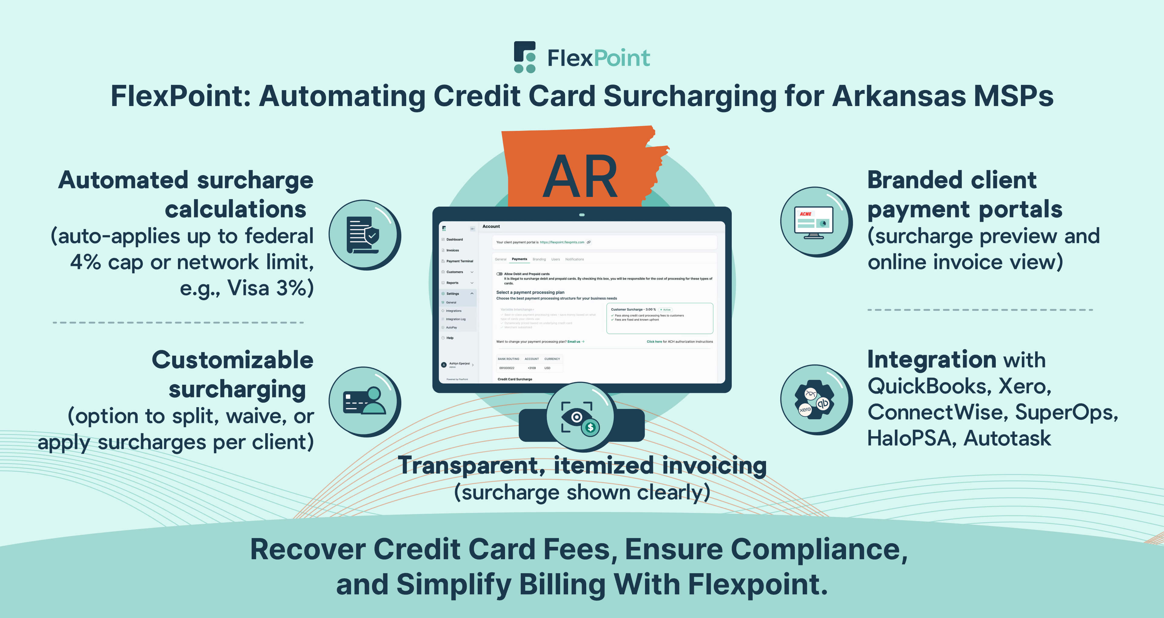 FlexPoint: Automating Credit Card Surcharging for Arkansas MSPs