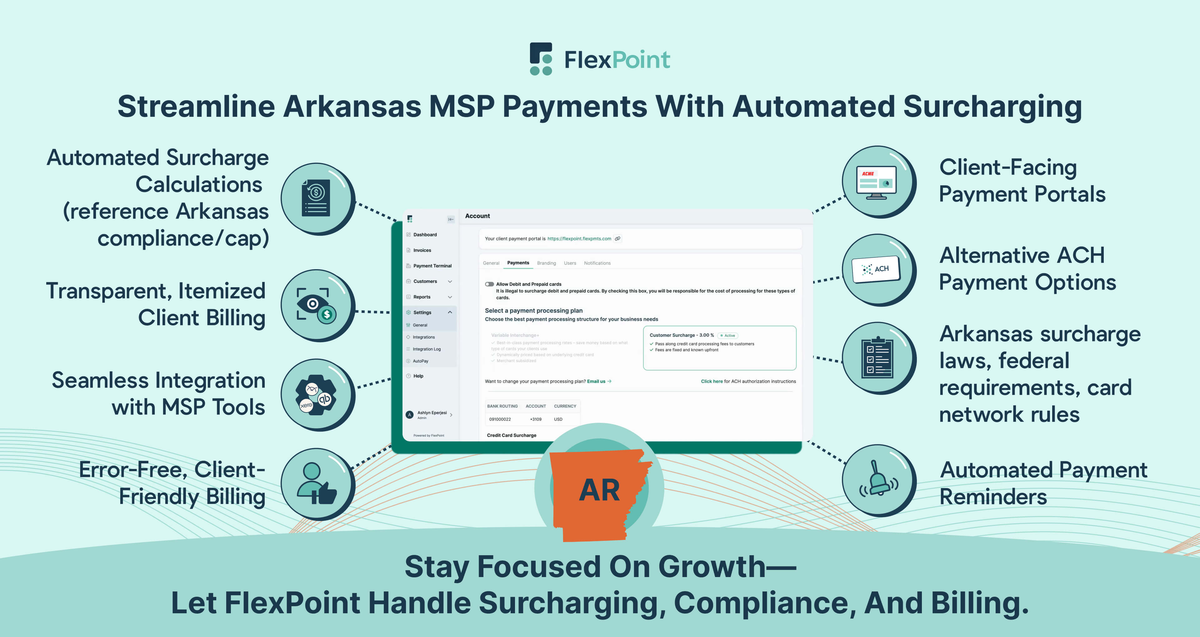 Streamline Arkansas MSP Payments With Automated Surcharging