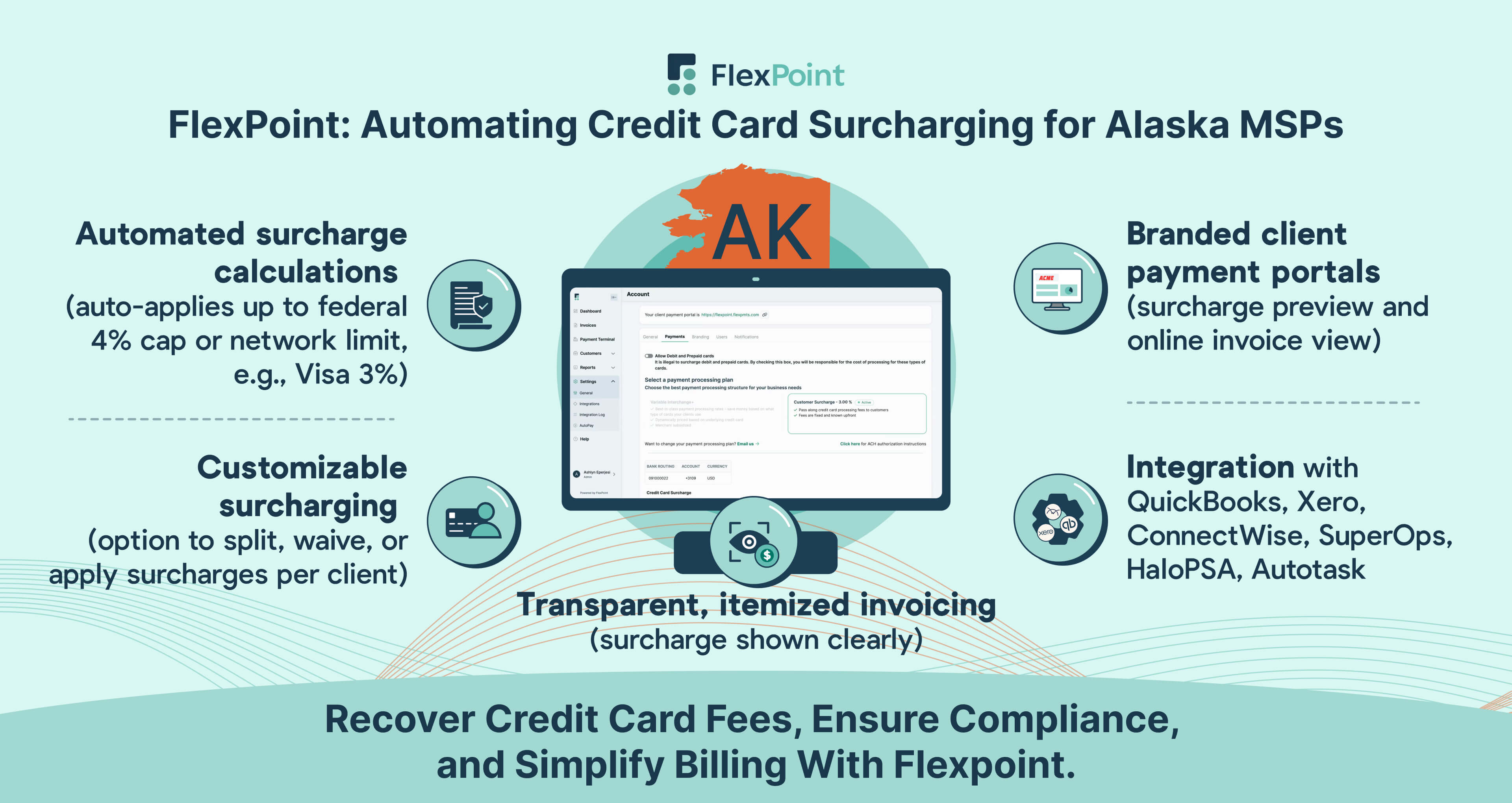 FlexPoint: Automating Credit Card Surcharging for Alaska MSPs