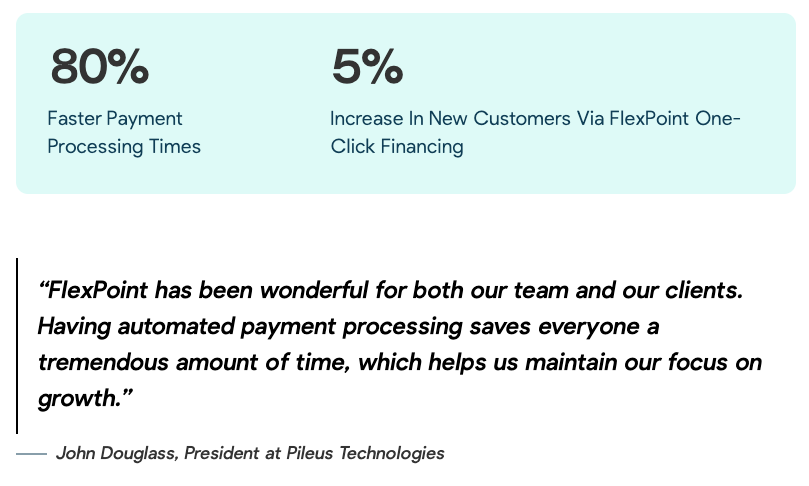 Pileus Technologies Results with FlexPoint