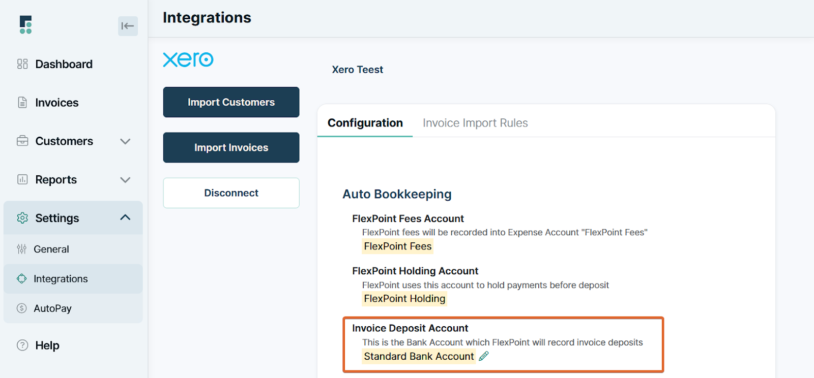 How to Configure Xero and FlexPoint After Integration