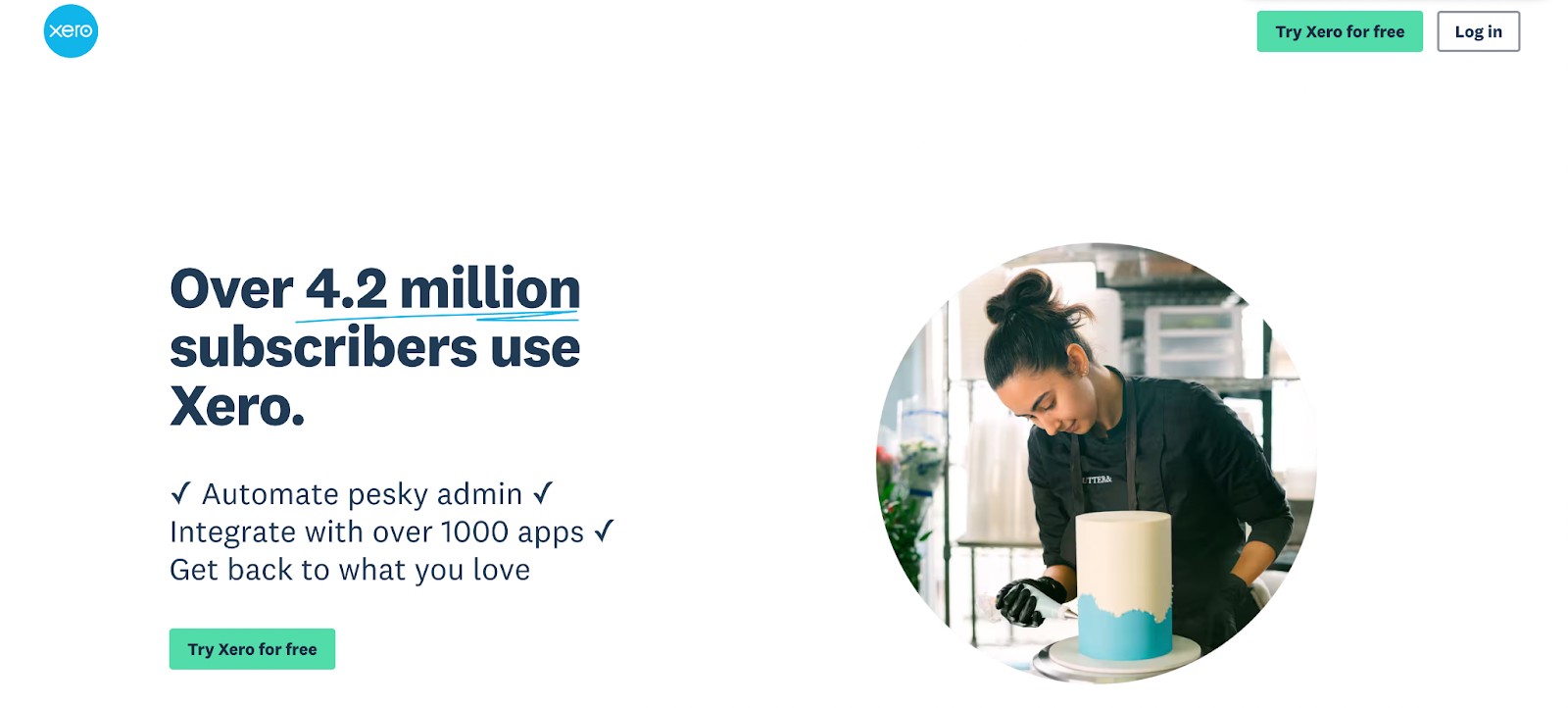 Xero Home Page