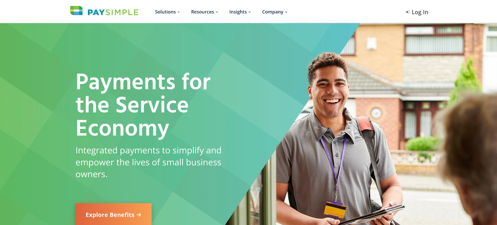 PaySimple Home Page