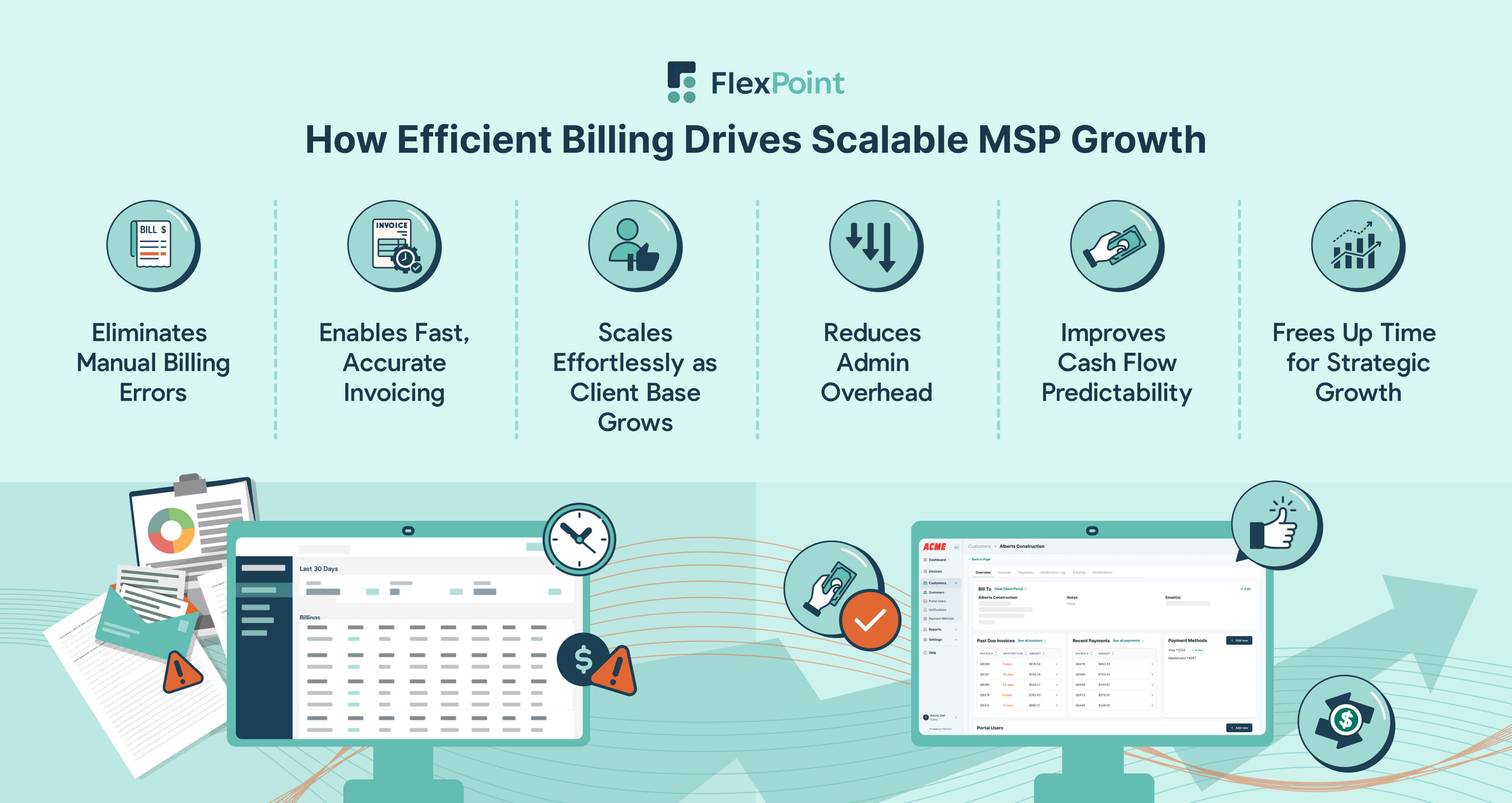 Automated billing enables MSPs to scale confidently, reduce errors, and focus on growth.