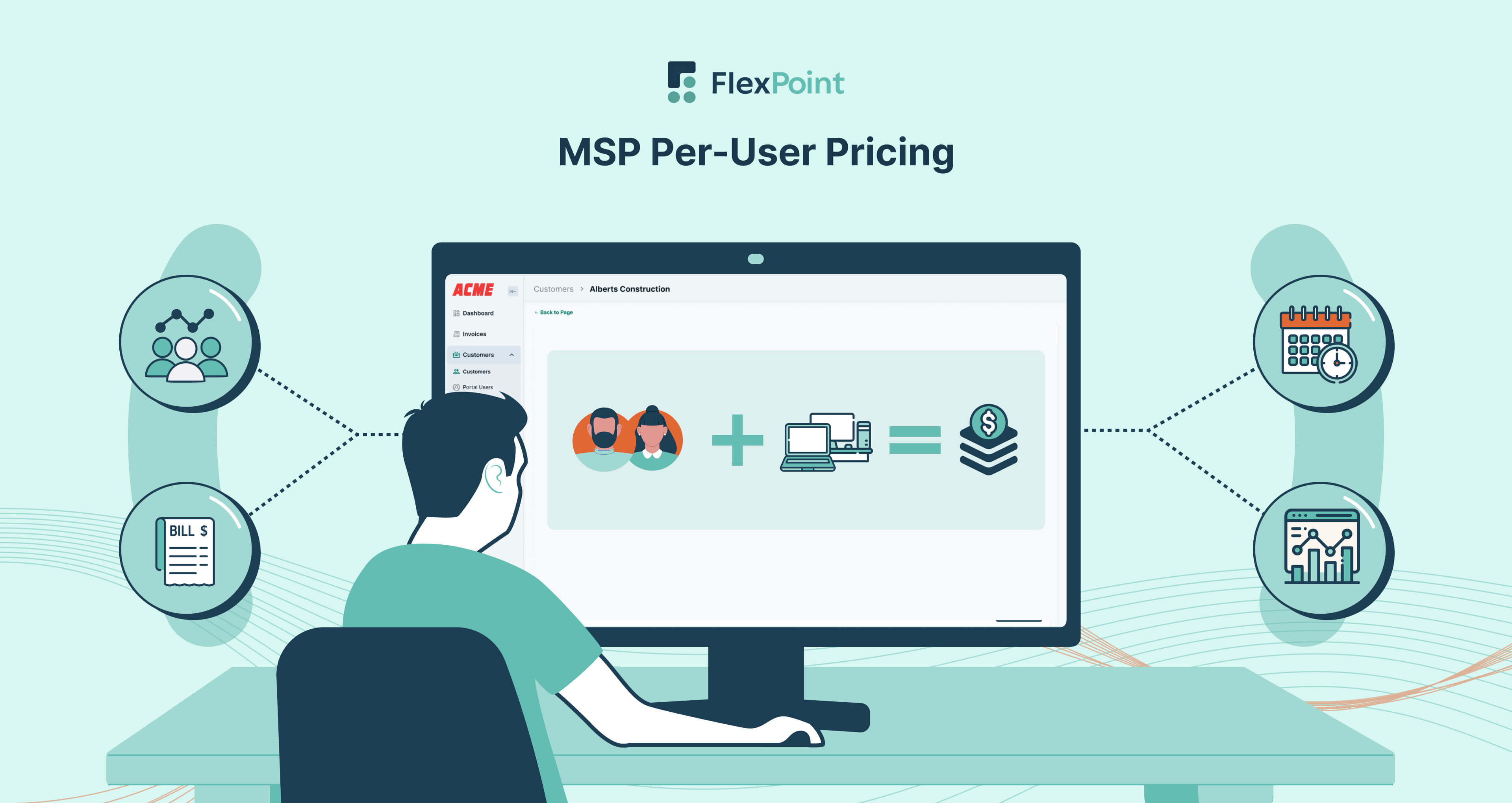 MSP comparing per-user billing model for service packages