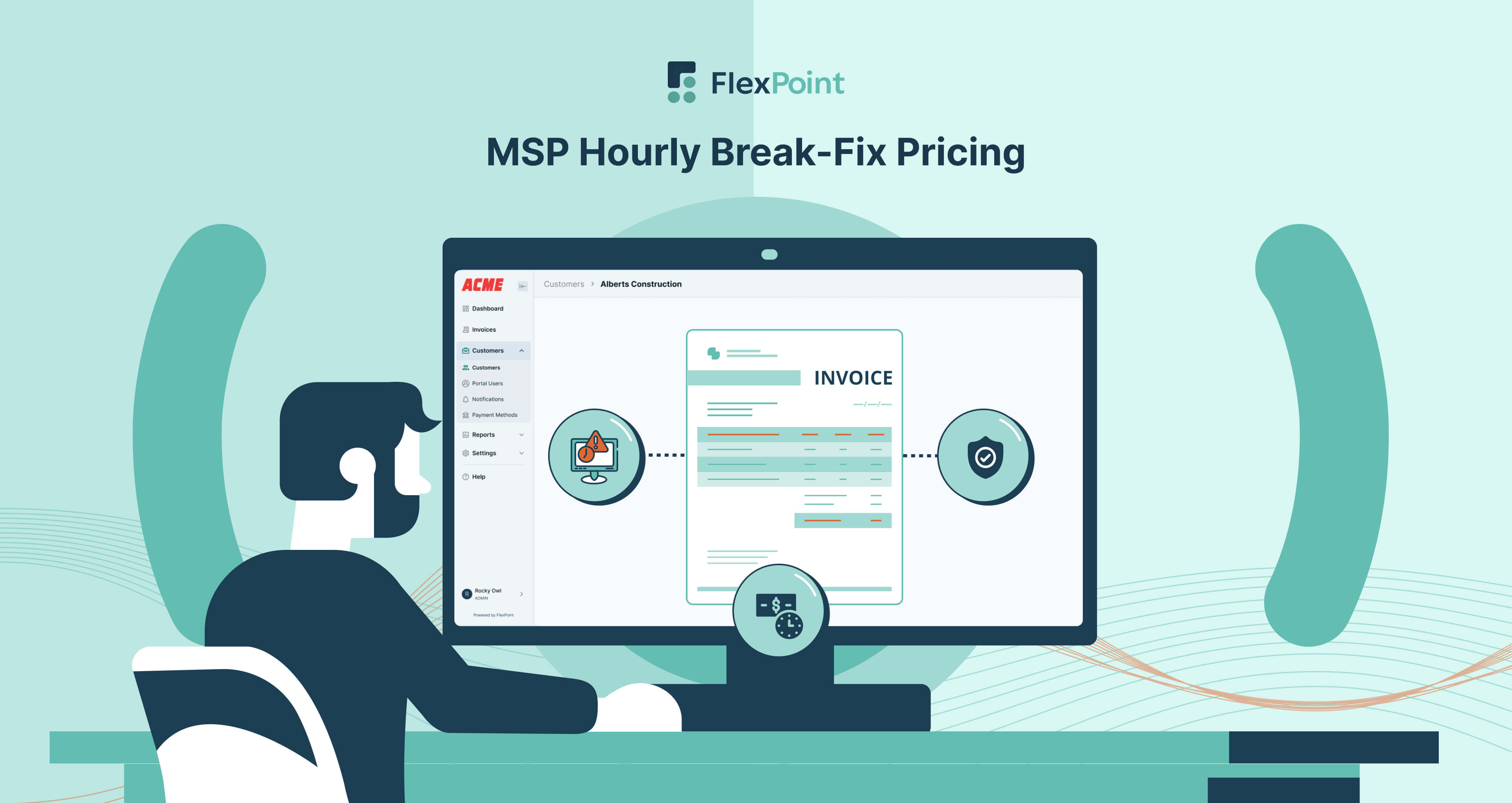 MSP reviewing hourly break-fix billing model