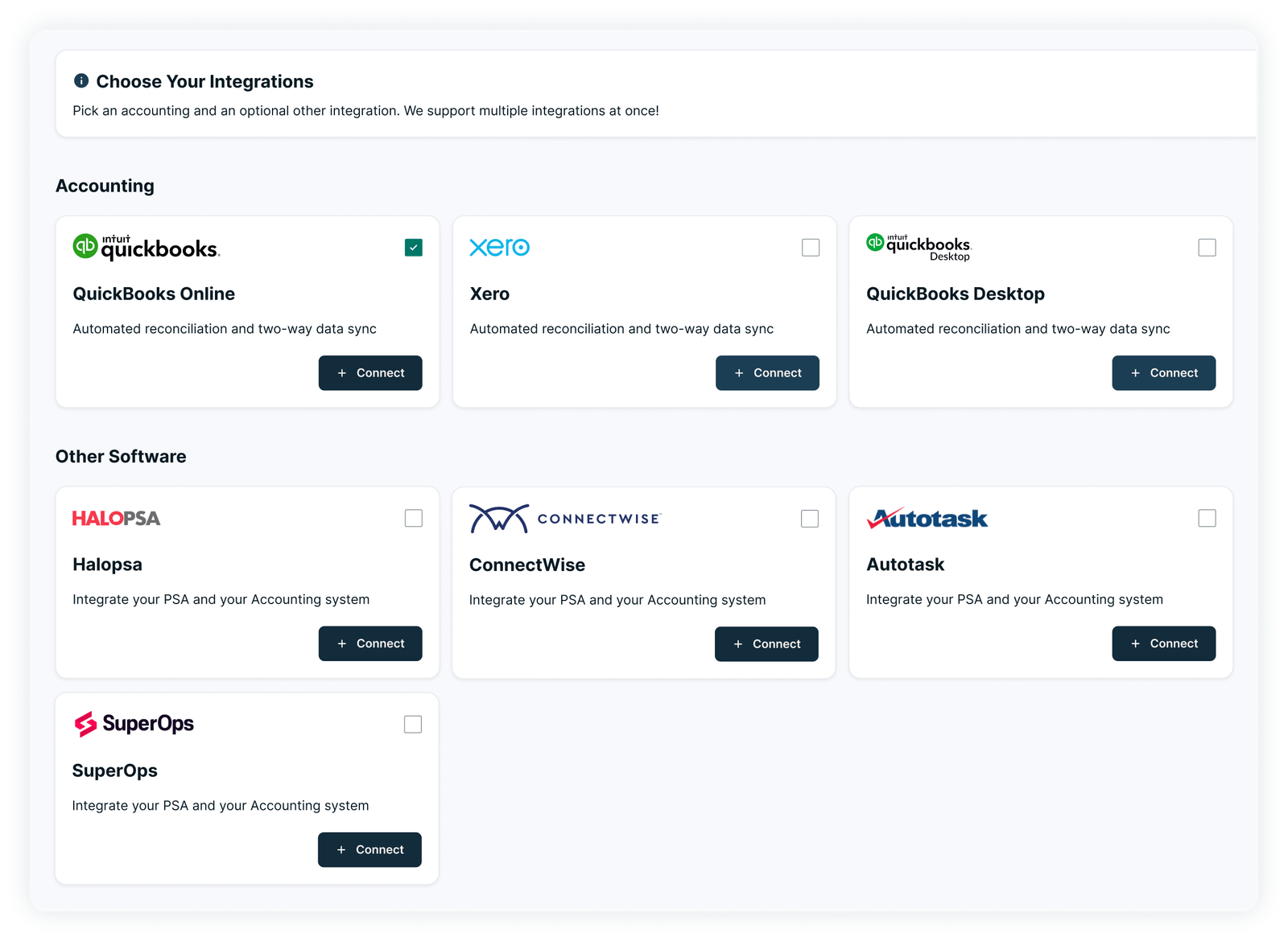 FlexPoint Integrations List