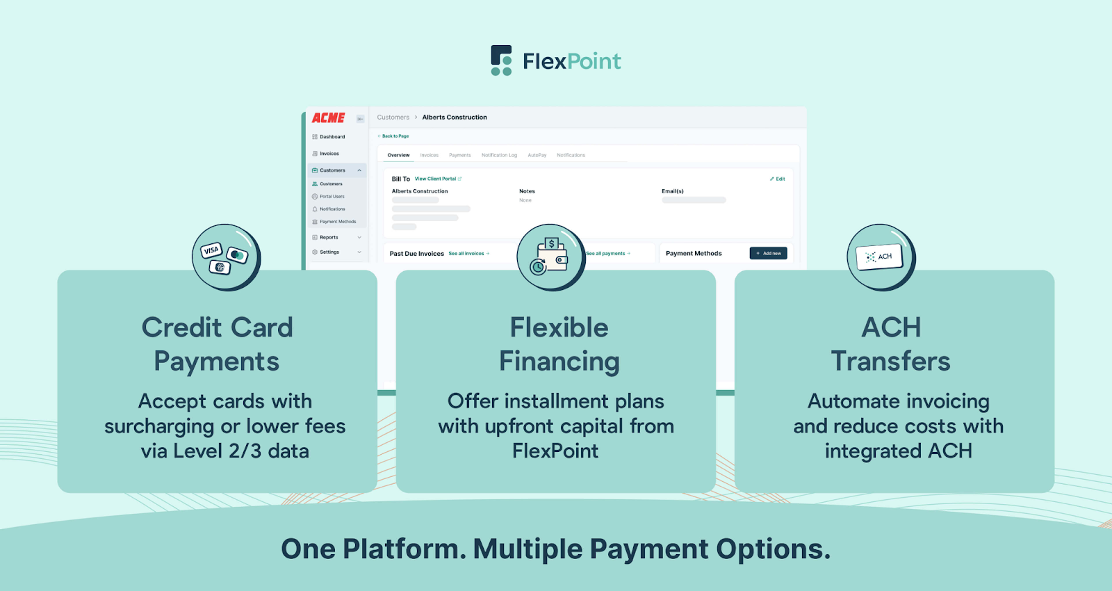FlexPoint’s Multiple Payment Methods