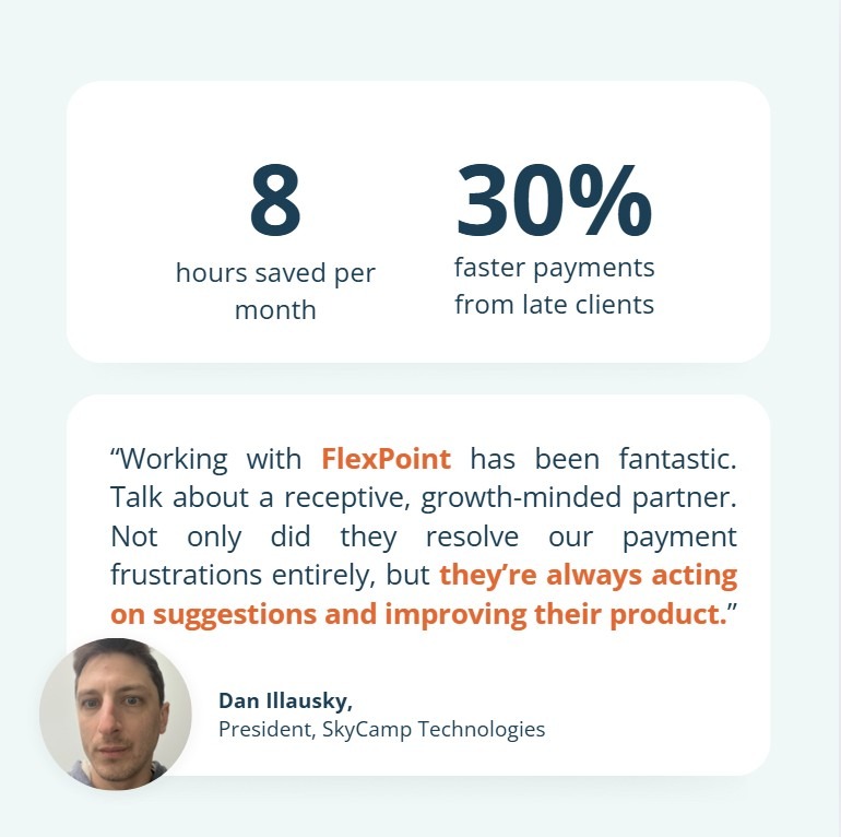 SkyCamp Technologies Results with FlexPoint