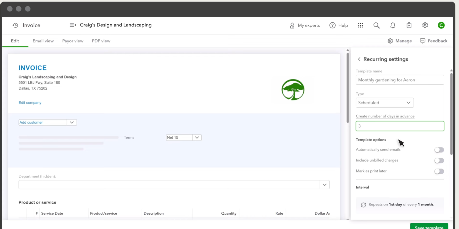 Setting Up Invoice Reminder Schedules in QuickBooks