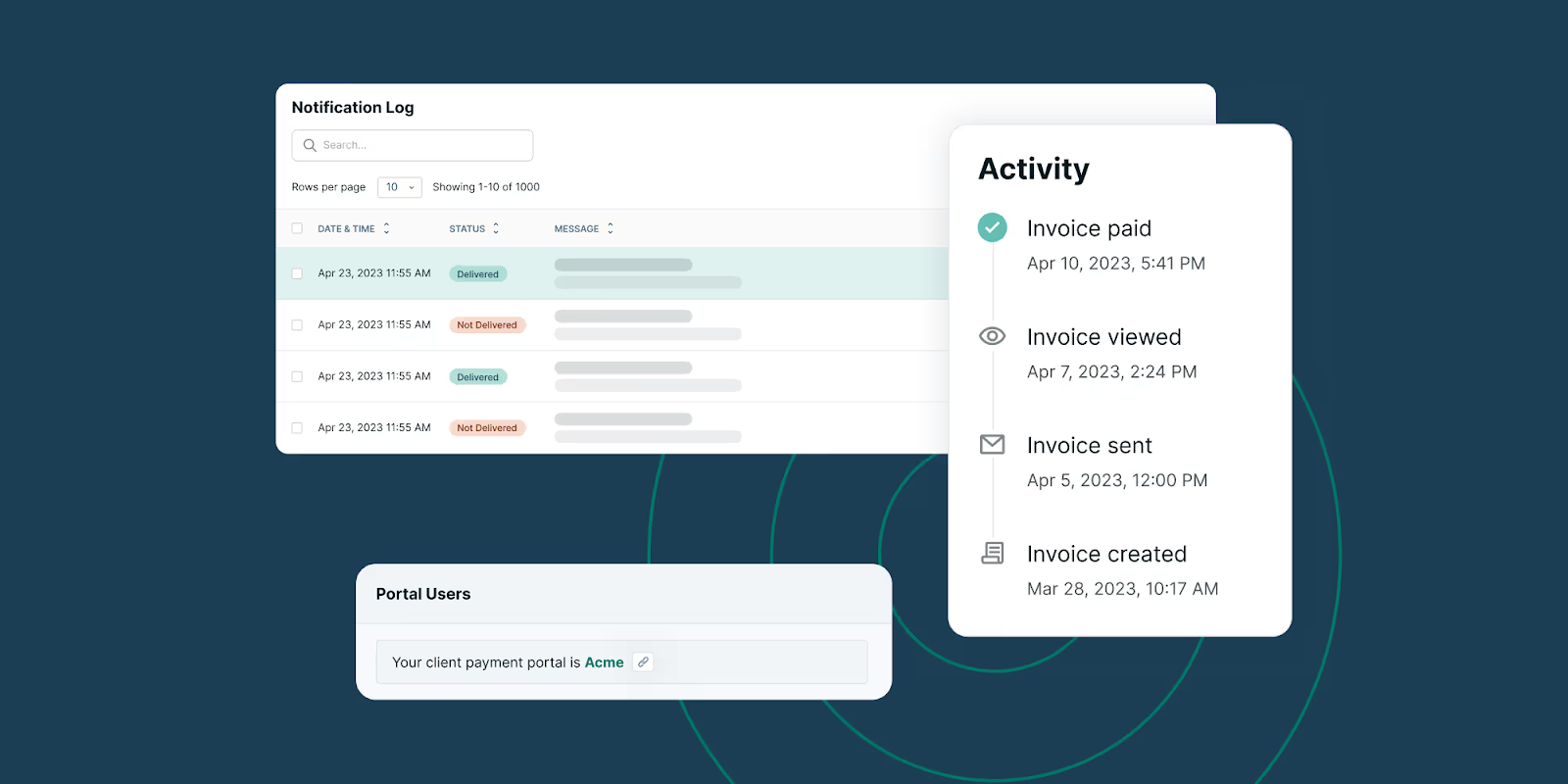 FlexPoint MSP Invoice Automation Notification Log