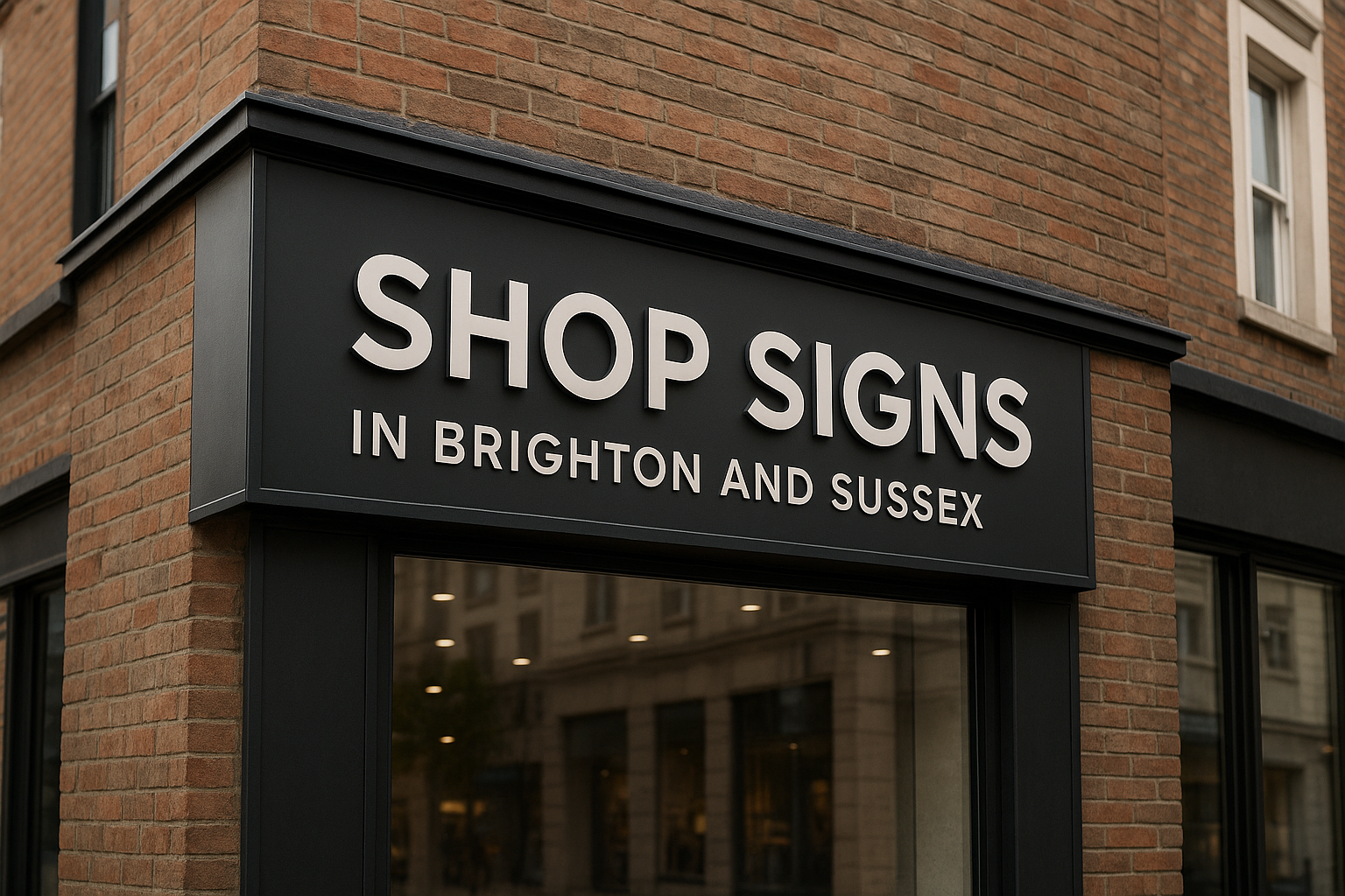 Shop Signs in Brighton and Sussex – Professional Design, Installation and Maintenance